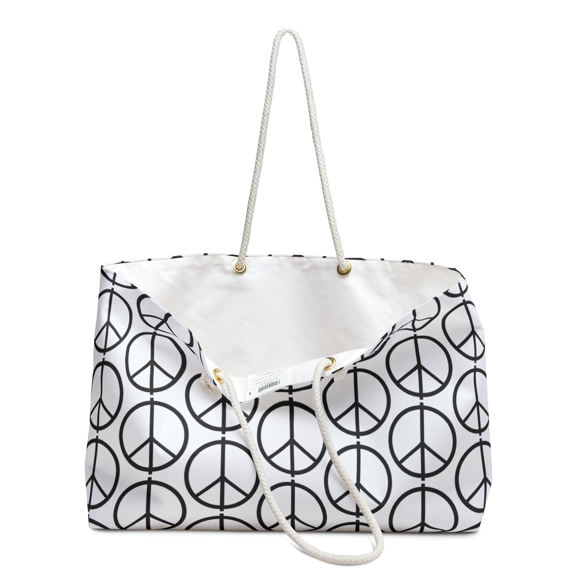 Peace Symbol Weekender Bag