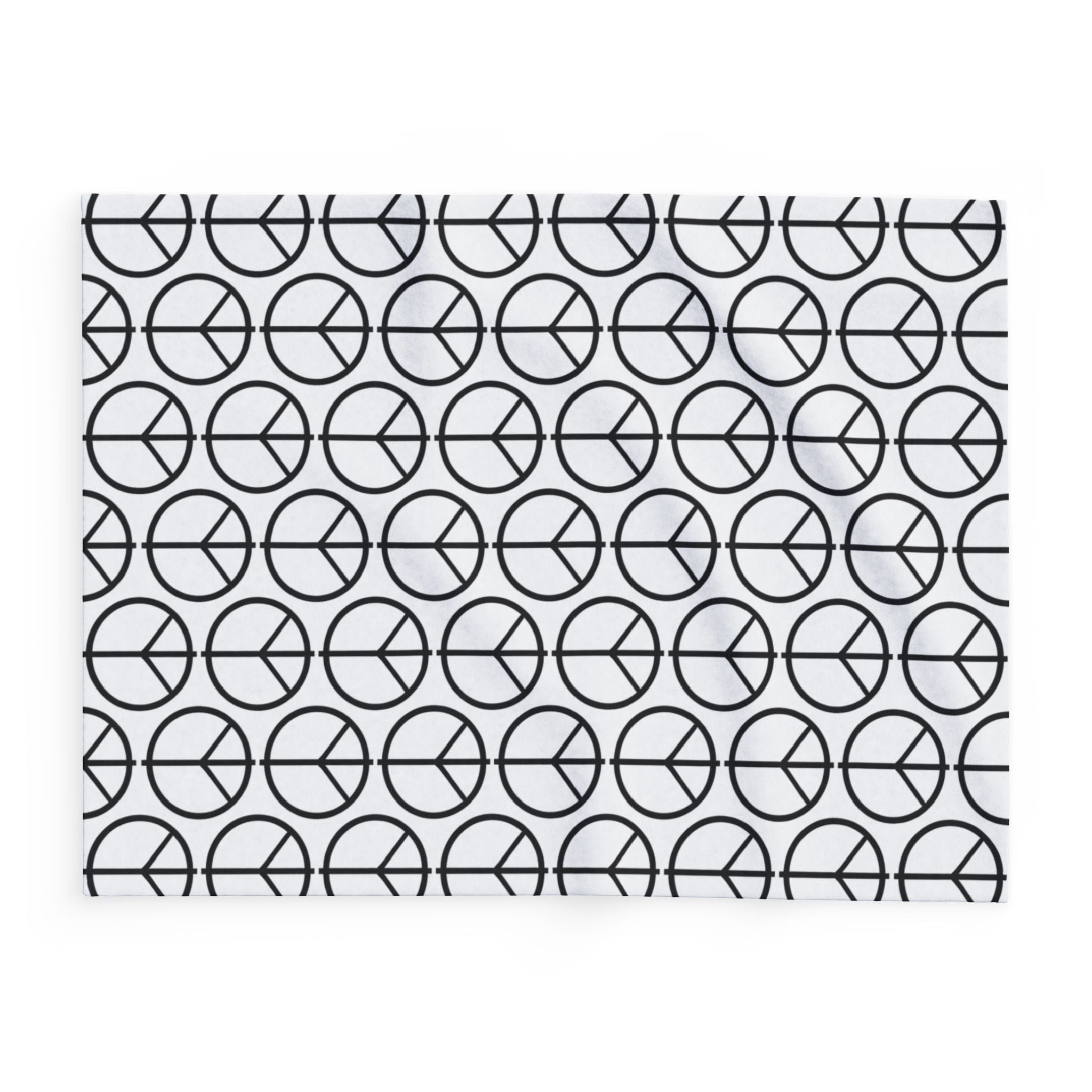 Peace Symbol Arctic Fleece Blanket