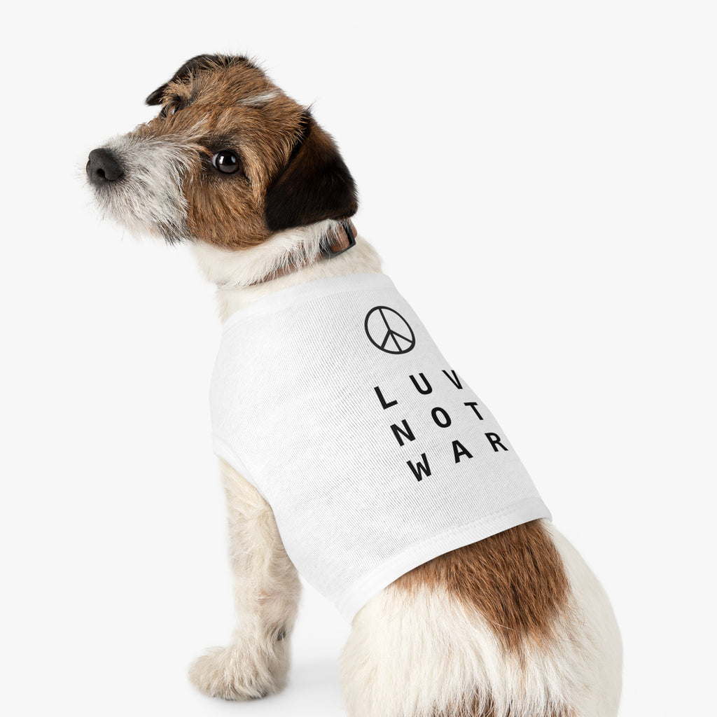 LUV NOT WAR - Pet Tank Top