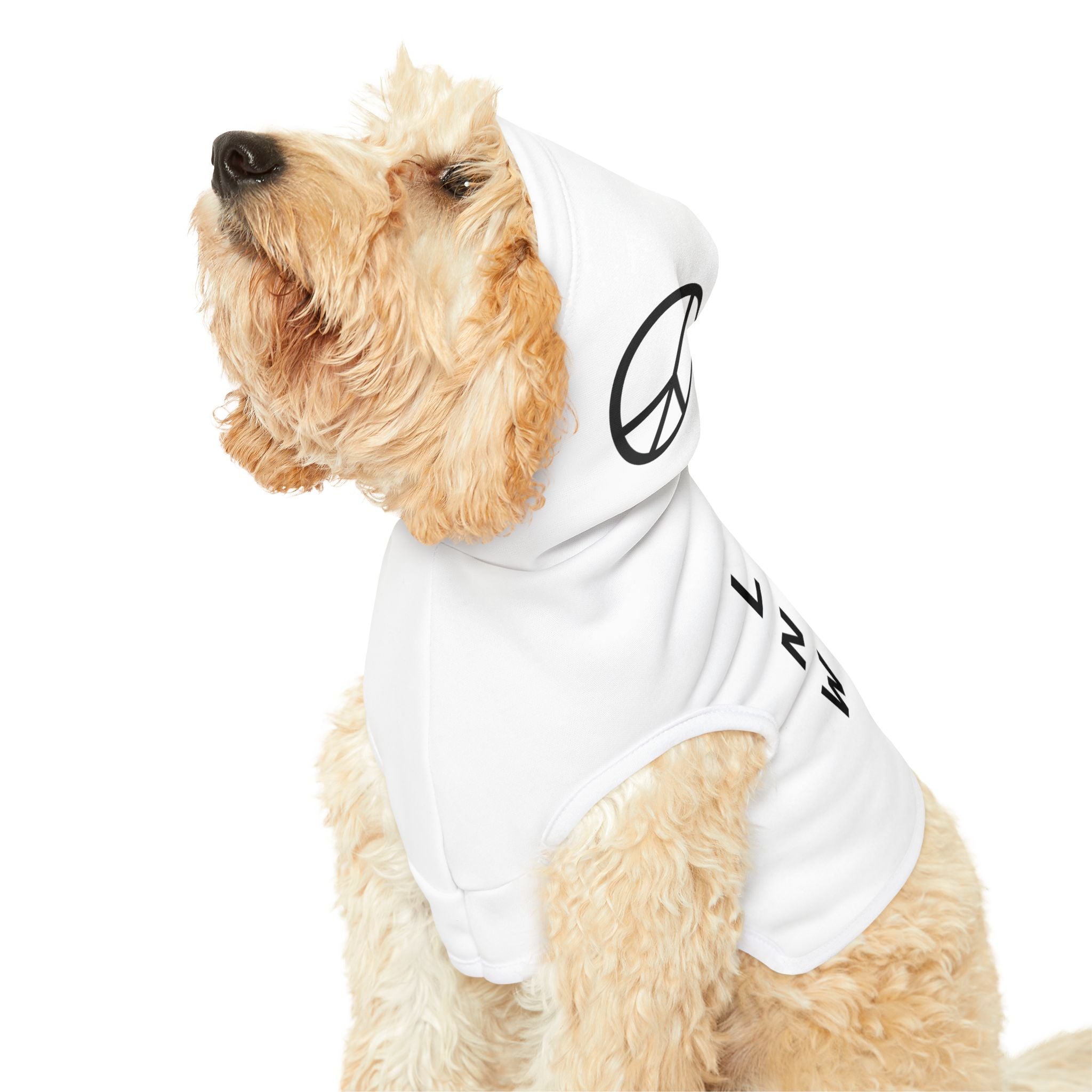 LUV NOT WAR Pet Hoodie