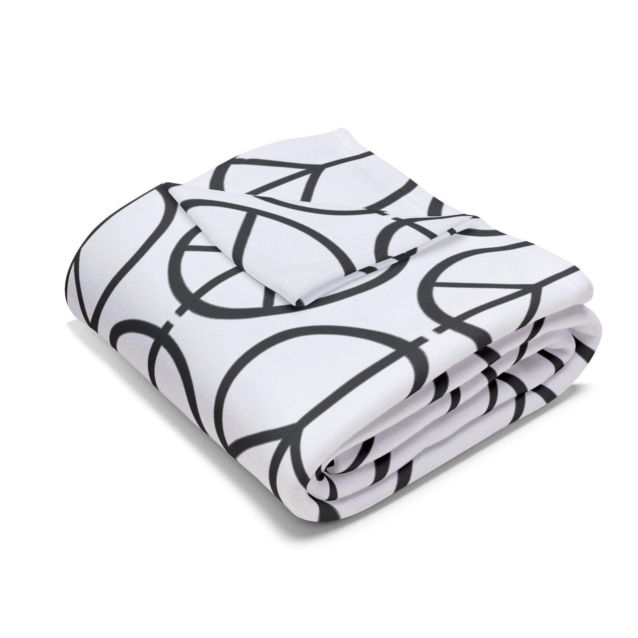 Peace Symbol Arctic Fleece Blanket