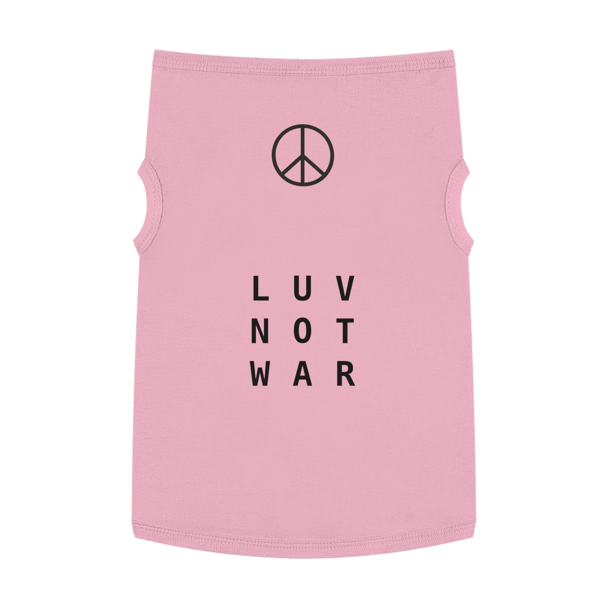 LUV NOT WAR - Pet Tank Top