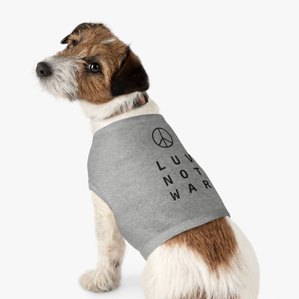 LUV NOT WAR - Pet Tank Top