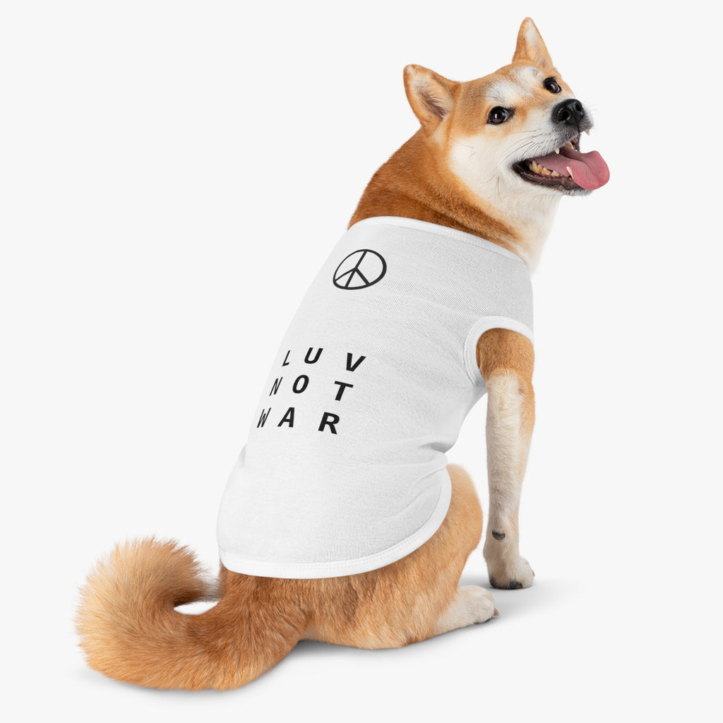 LUV NOT WAR - Pet Tank Top