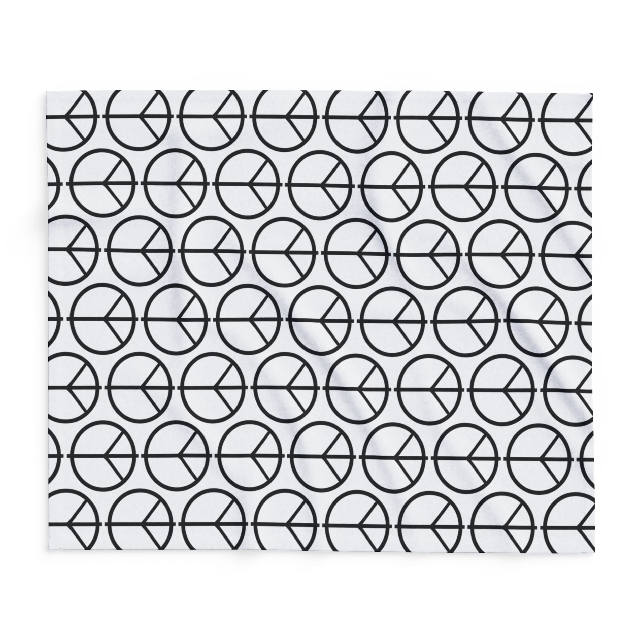 Peace Symbol Arctic Fleece Blanket