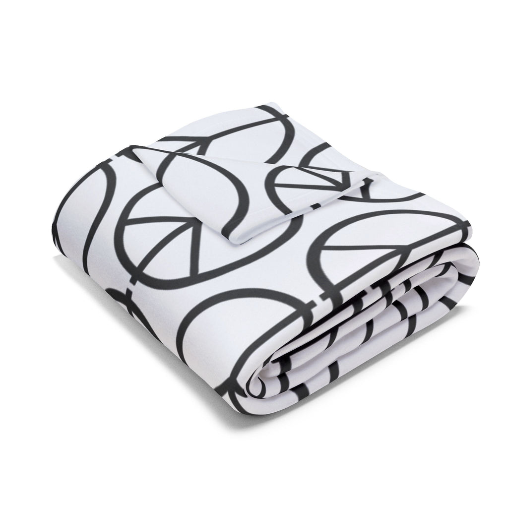 Peace Symbol Arctic Fleece Blanket