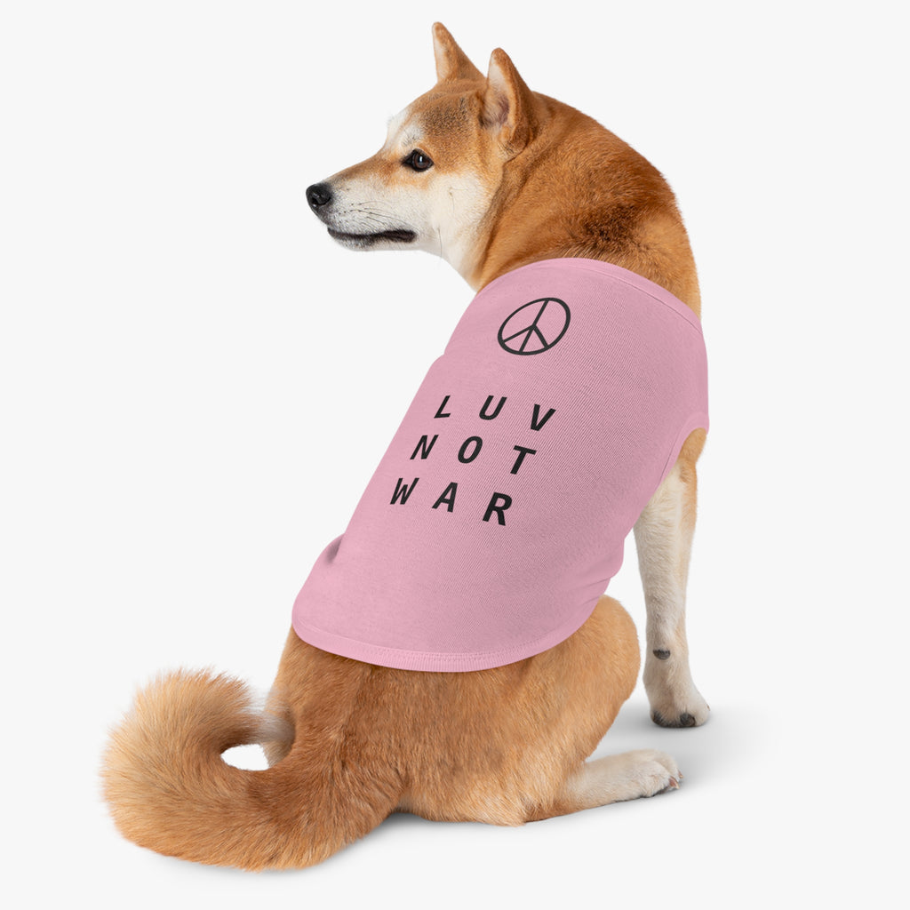 LUV NOT WAR - Pet Tank Top