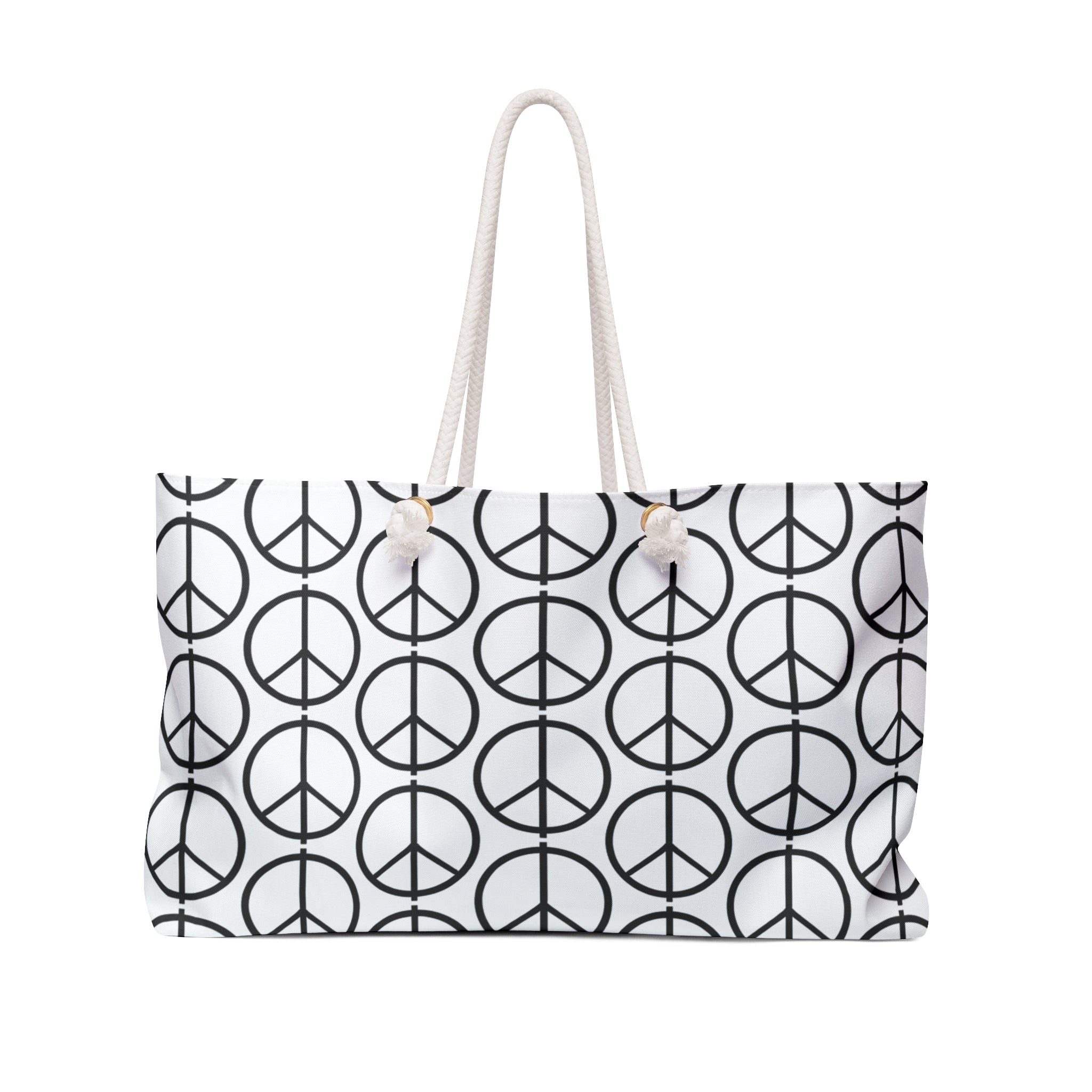 Peace Symbol Weekender Bag