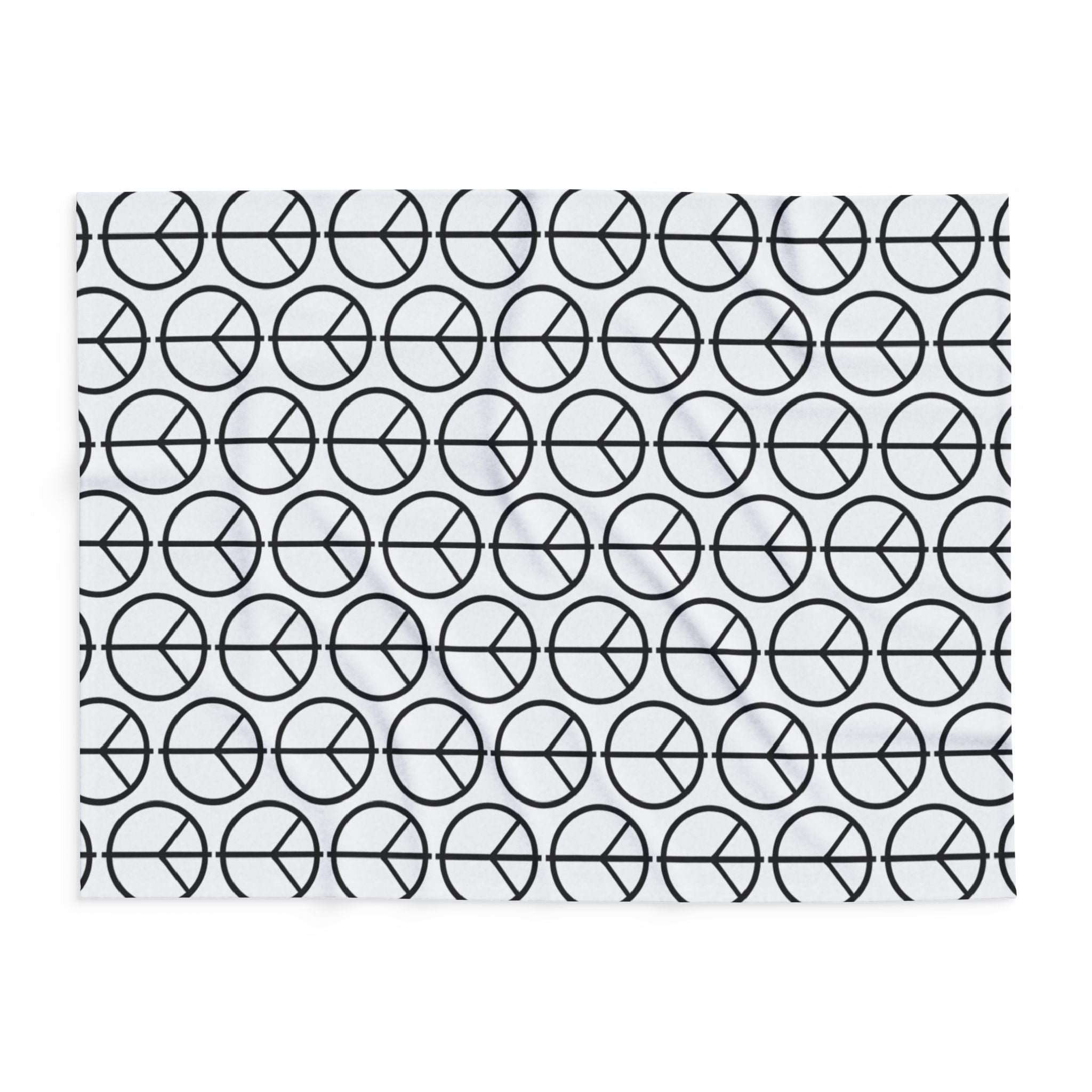 Peace Symbol Arctic Fleece Blanket