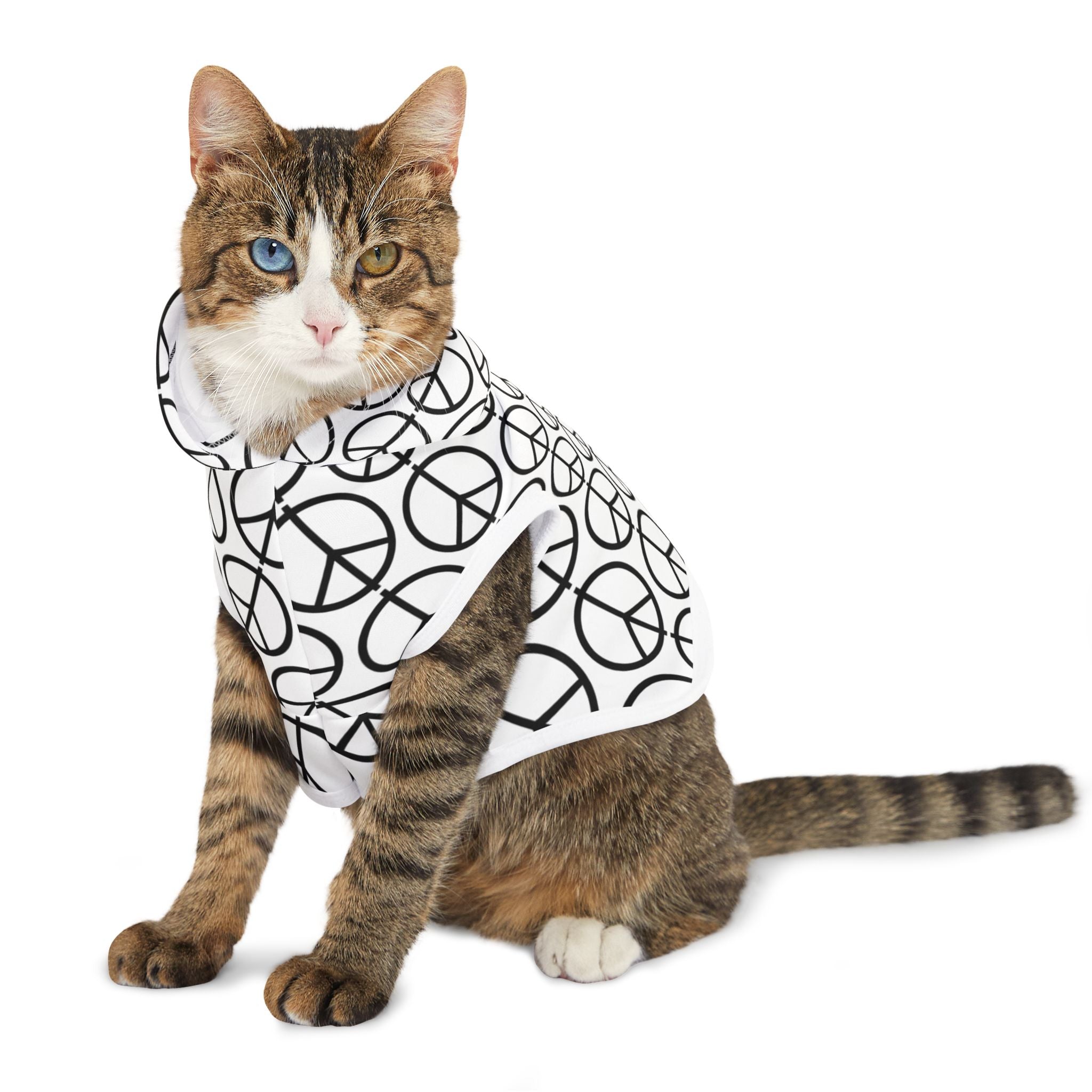 Peace Sign Pet Hoodie