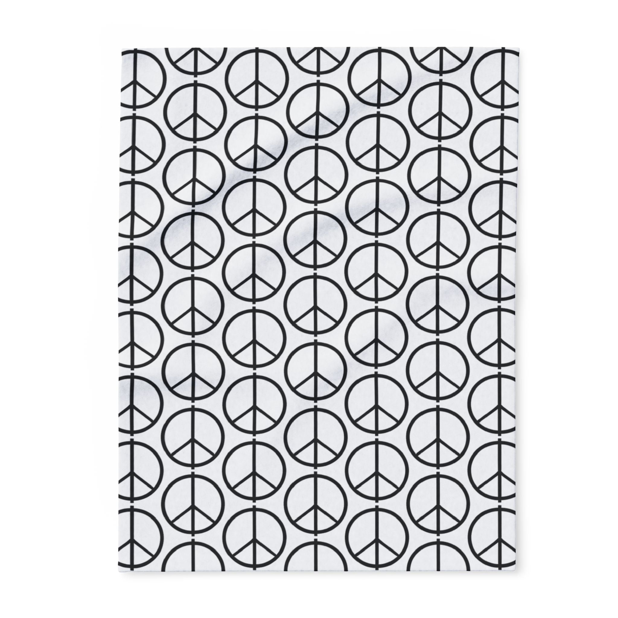 Peace Symbol Arctic Fleece Blanket