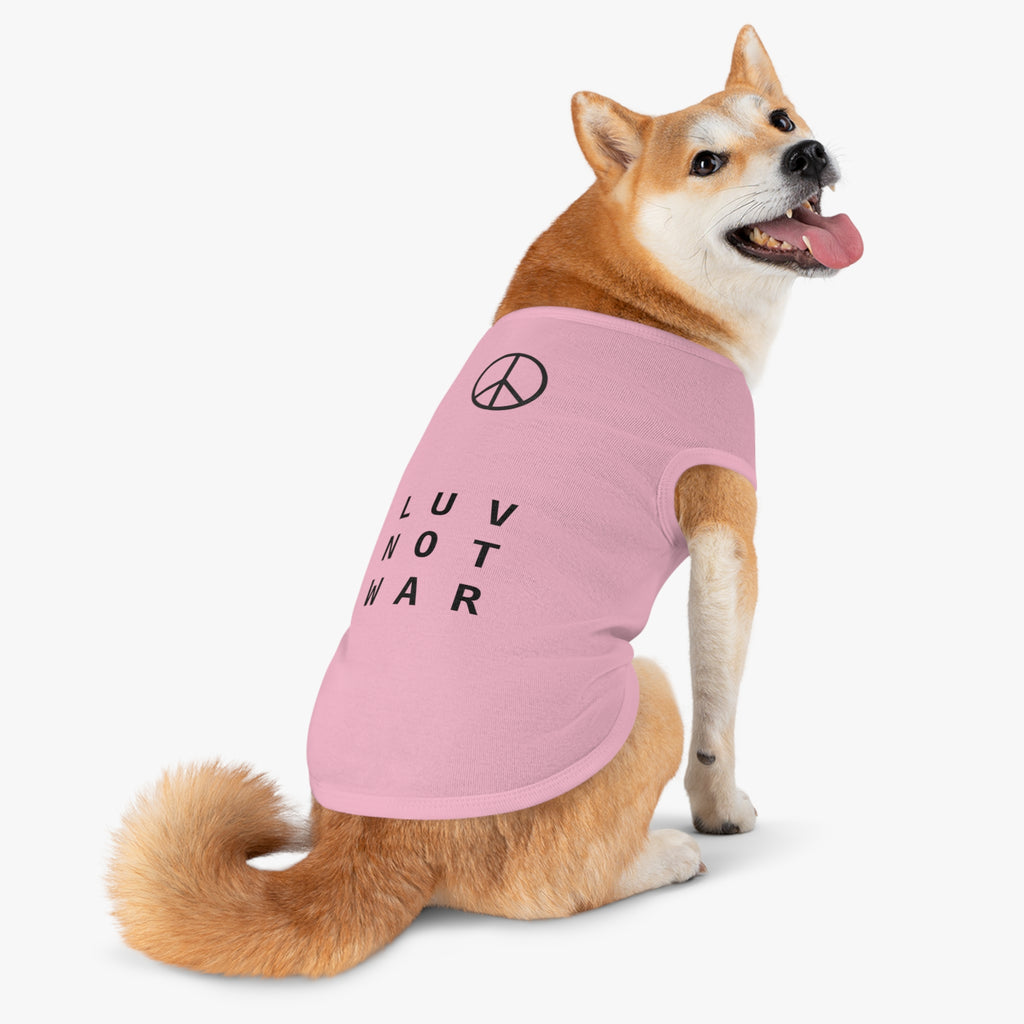 LUV NOT WAR - Pet Tank Top