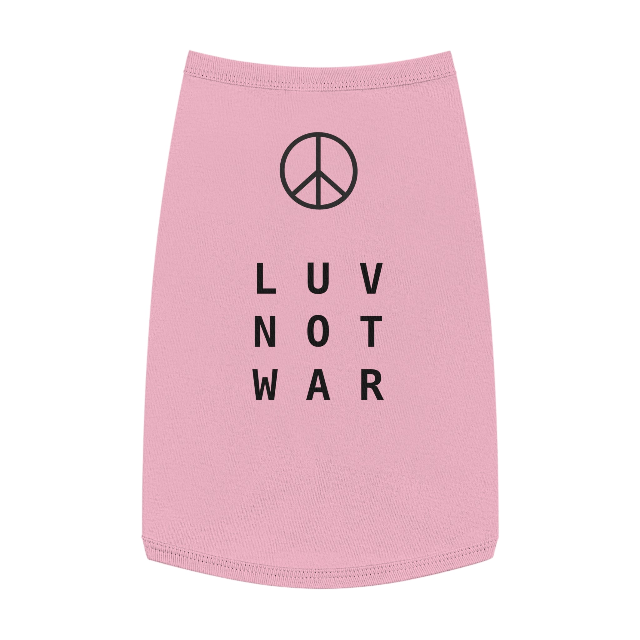 LUV NOT WAR - Pet Tank Top