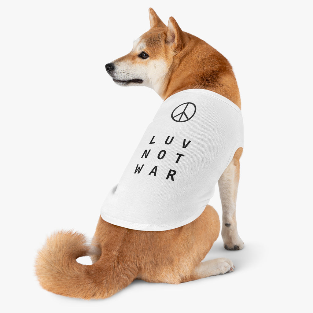 LUV NOT WAR - Pet Tank Top