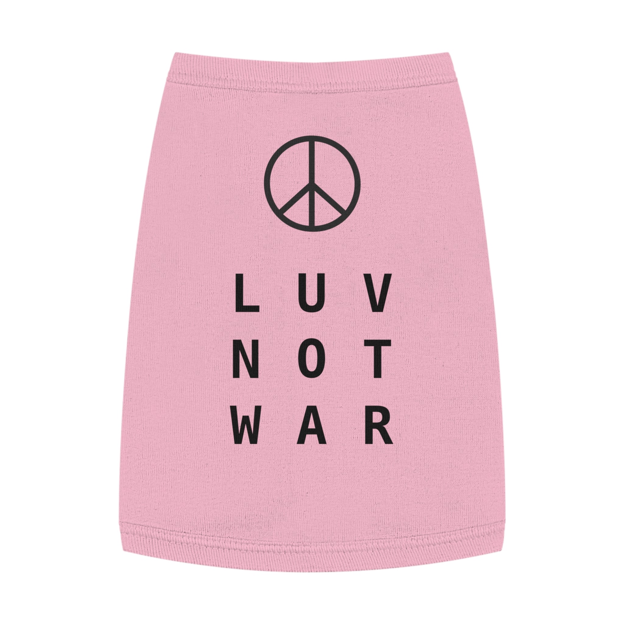 LUV NOT WAR - Pet Tank Top