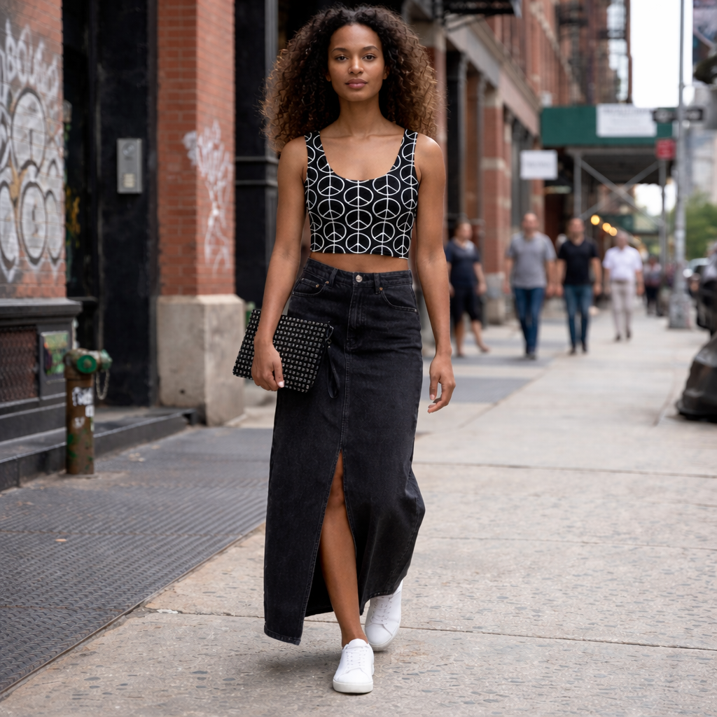 PEACE Crop Top