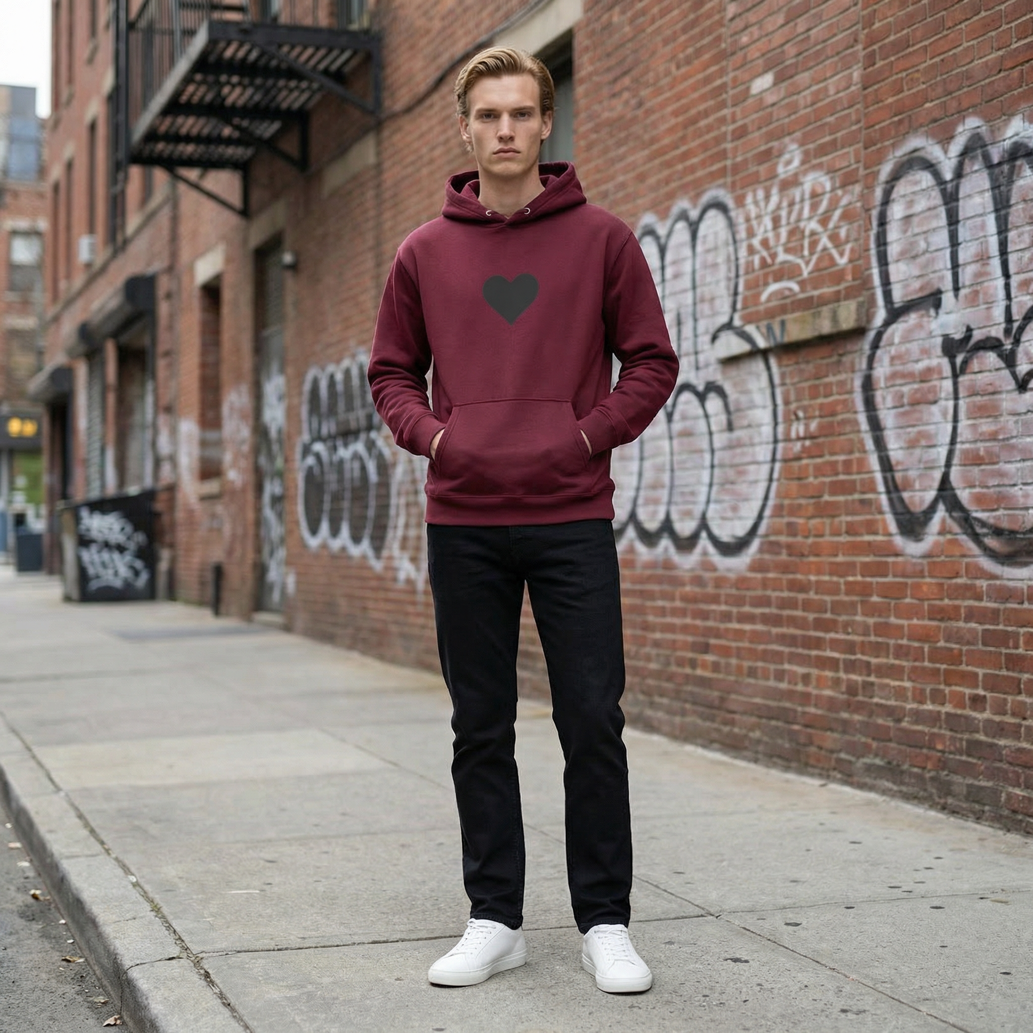 Black Heart – Unisex Hoodie