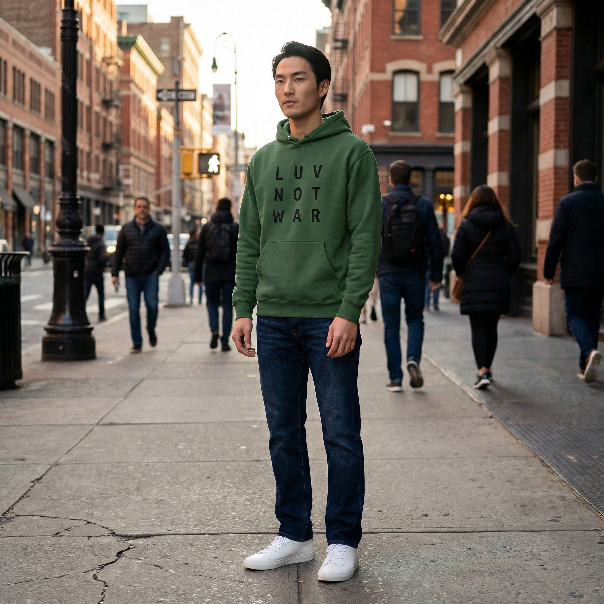 LUV NOT WAR - Unisex Hoodie