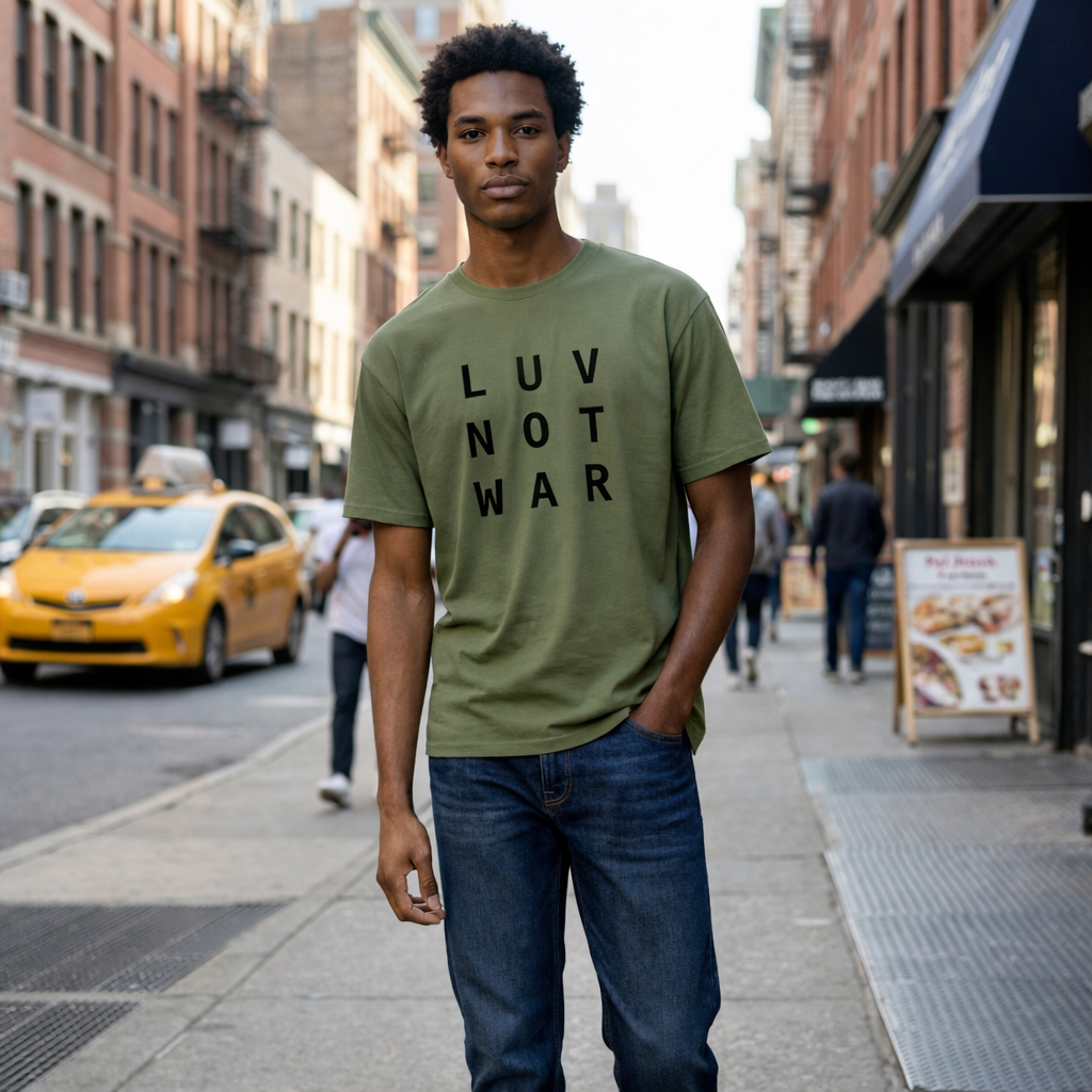 LUV NOT WAR – Unisex Classic Tee