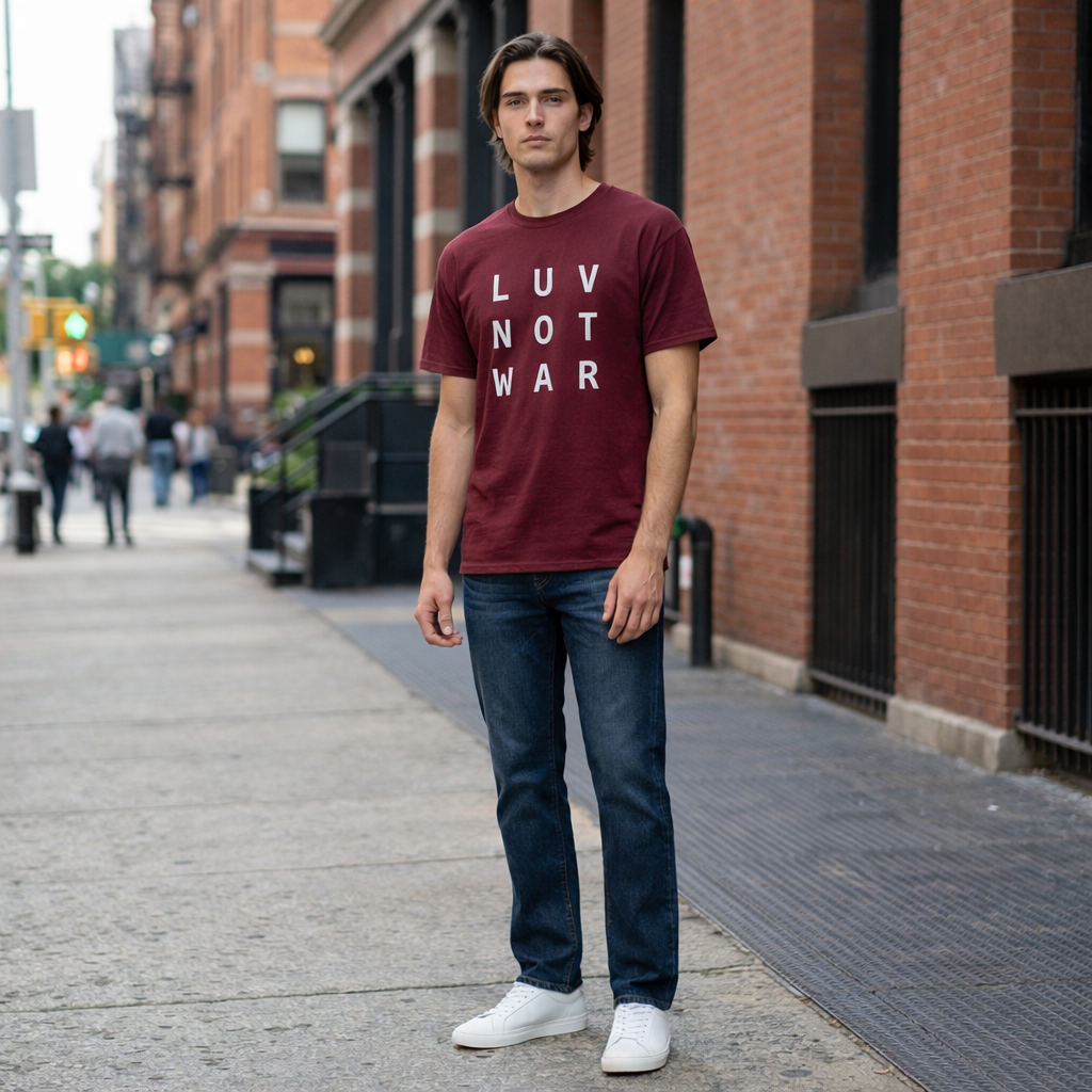 LUV NOT WAR – Unisex Classic Tee