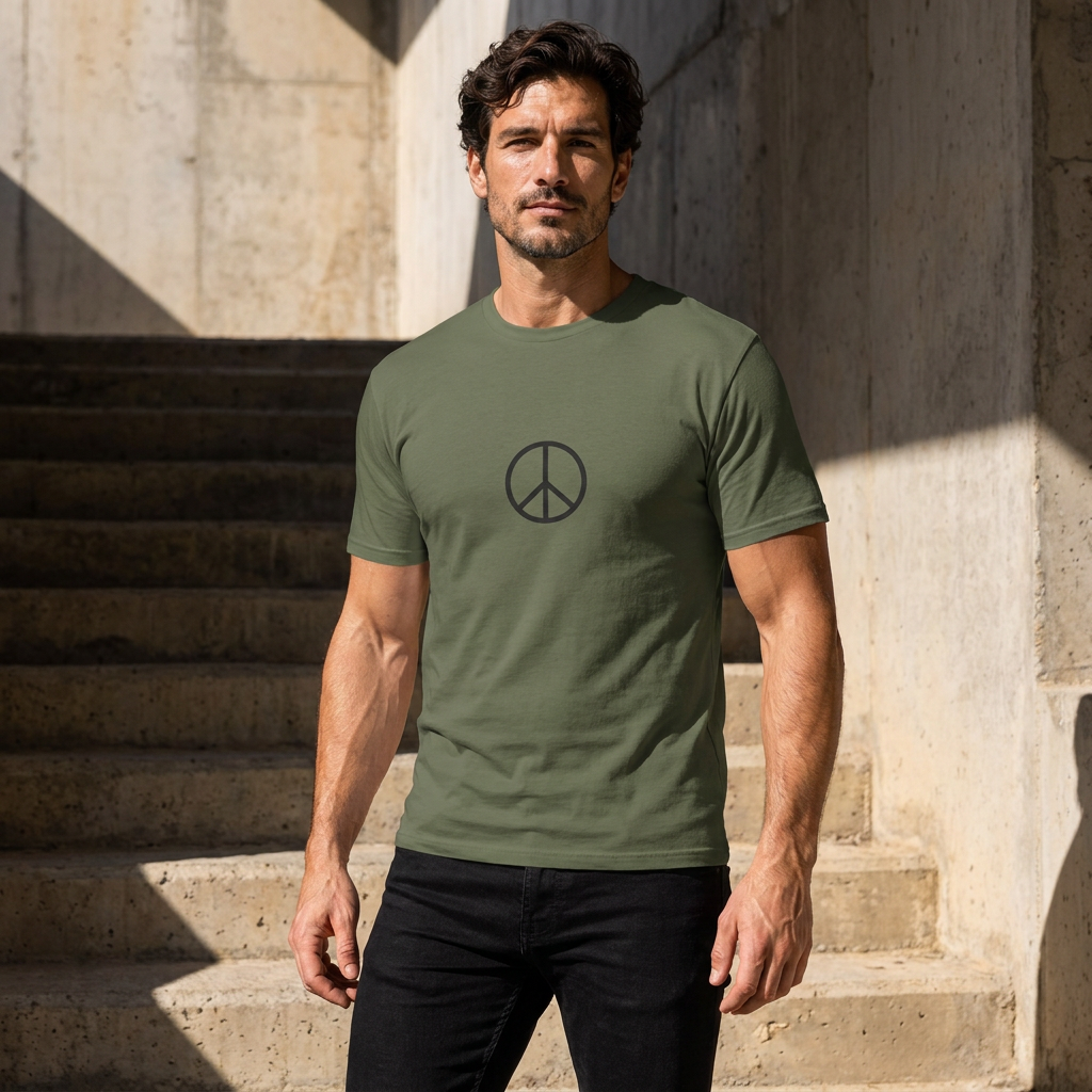 PEACE- Unisex Cotton Tee