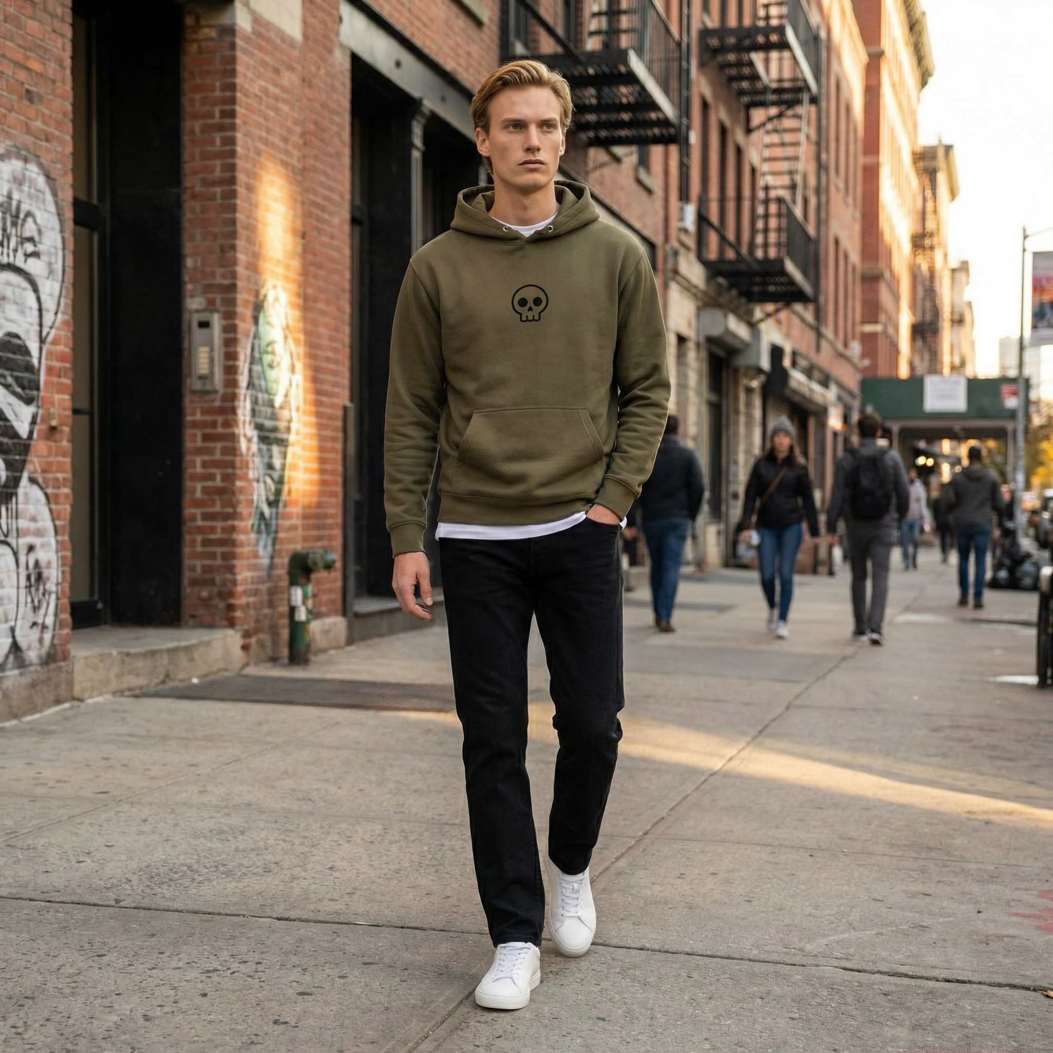 RAW – Skull Unisex Hoodie