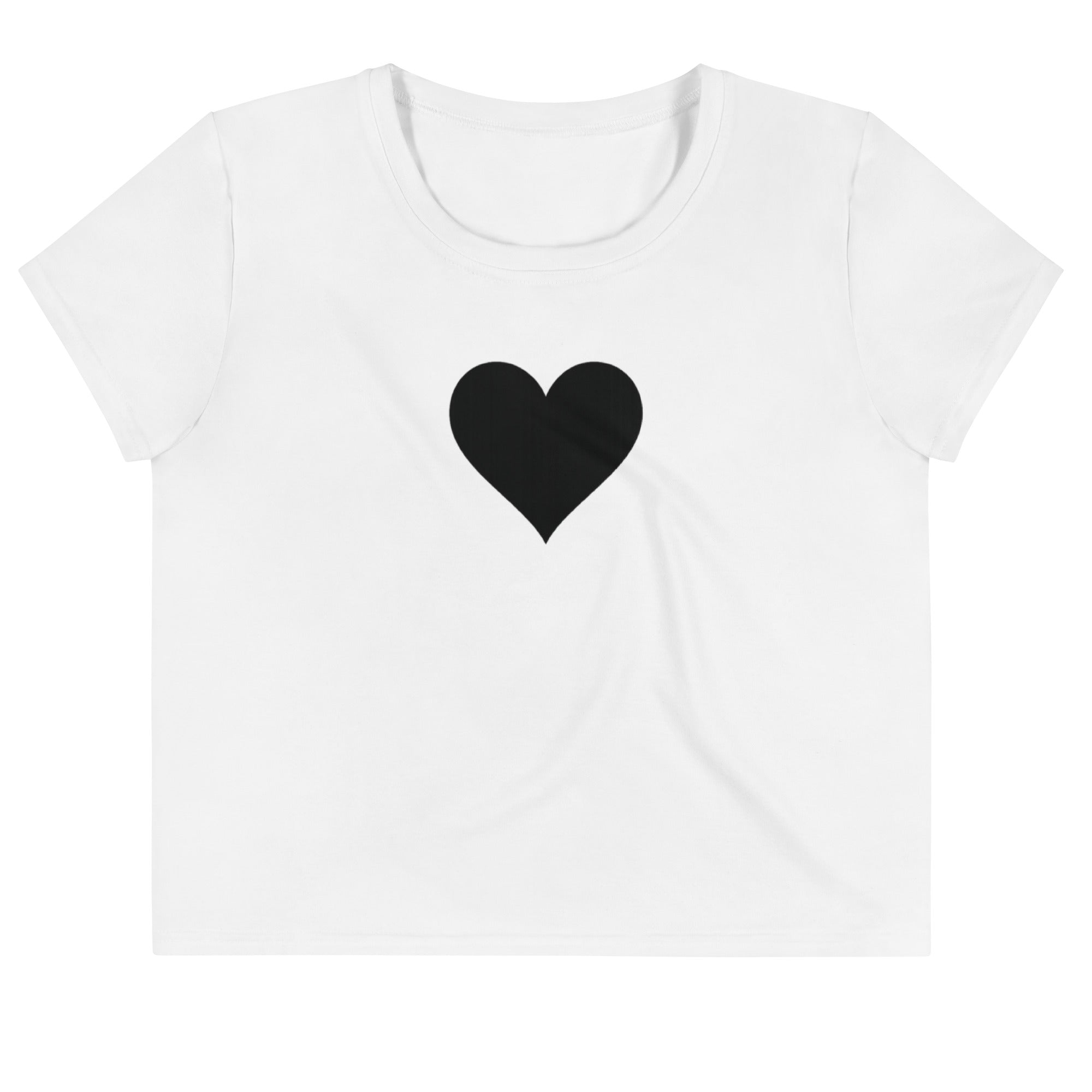 Black Heart – Crop Tee