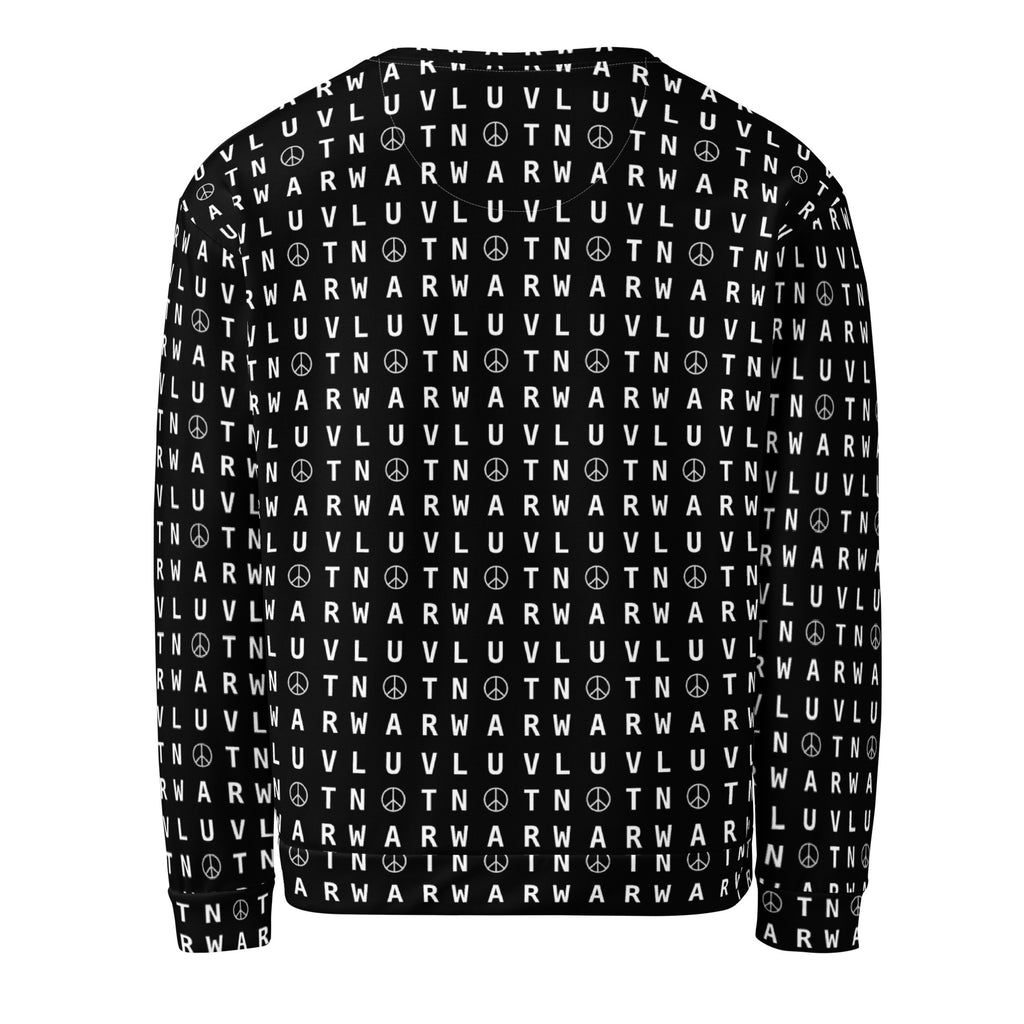 LUV NOT WAR - Unisex Recycled Sweatshirt