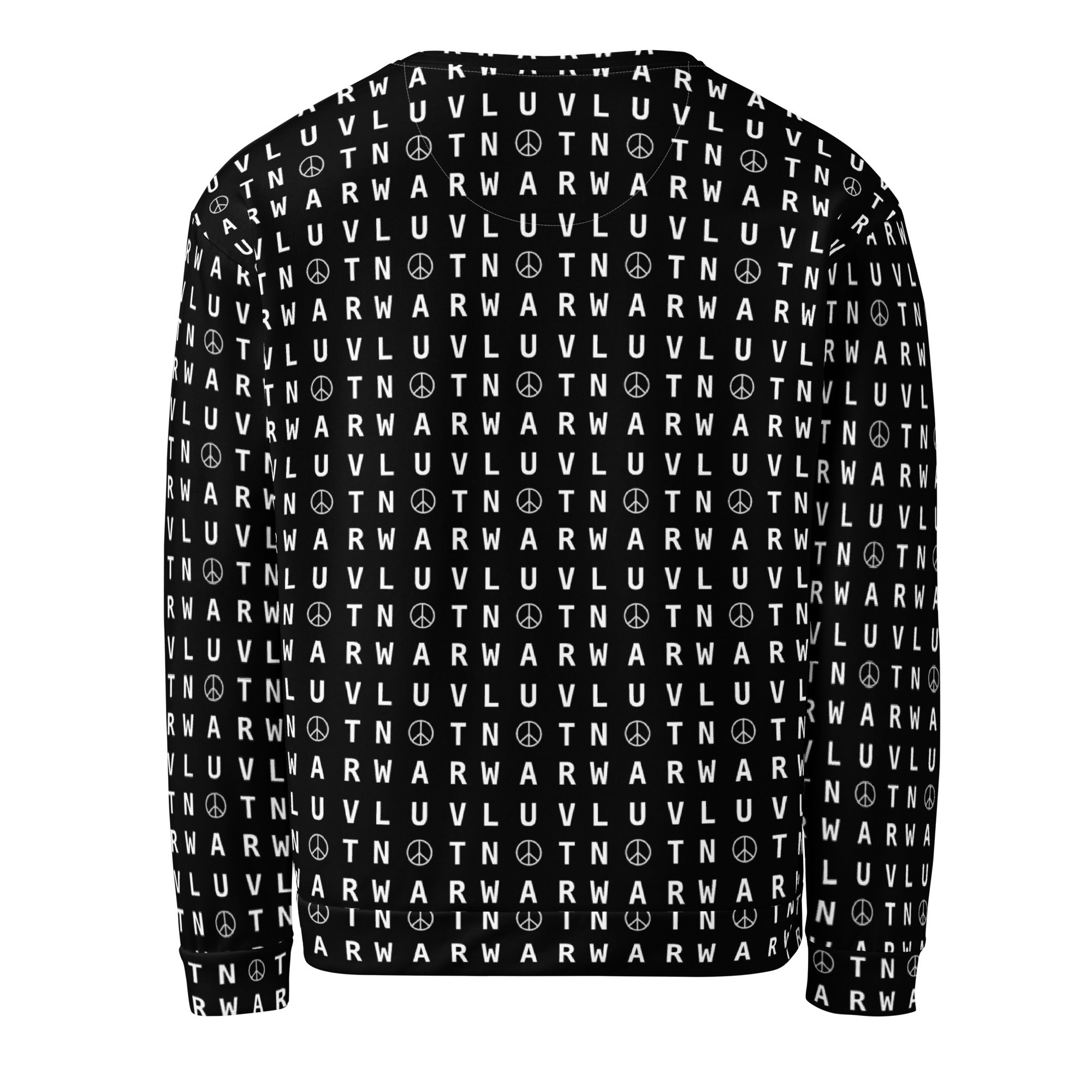 LUV NOT WAR - Unisex Recycled Sweatshirt