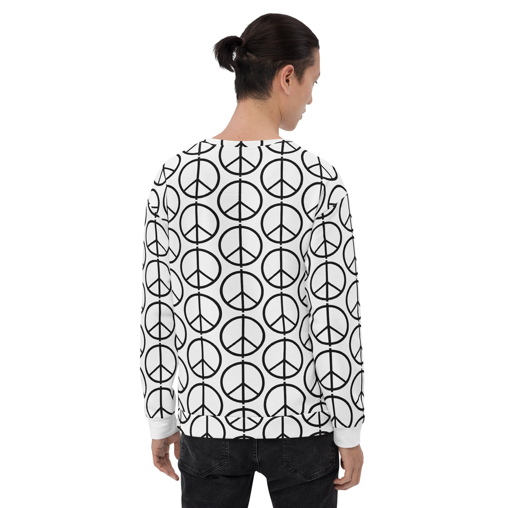 PEACE All-Over Print Unisex Sweatshirt