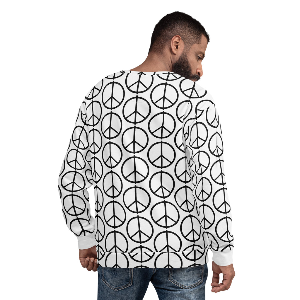 PEACE All-Over Print Unisex Sweatshirt