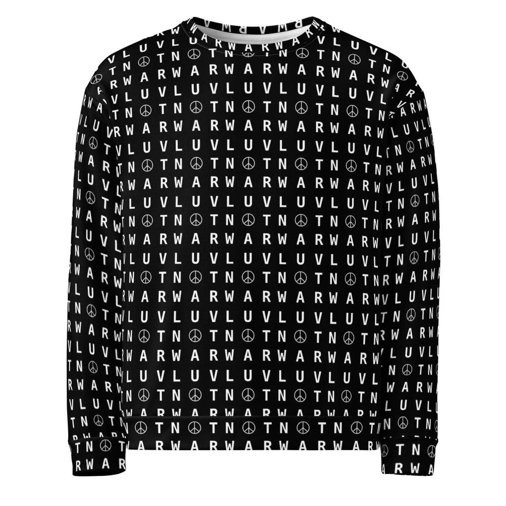 LUV NOT WAR - Unisex Recycled Sweatshirt