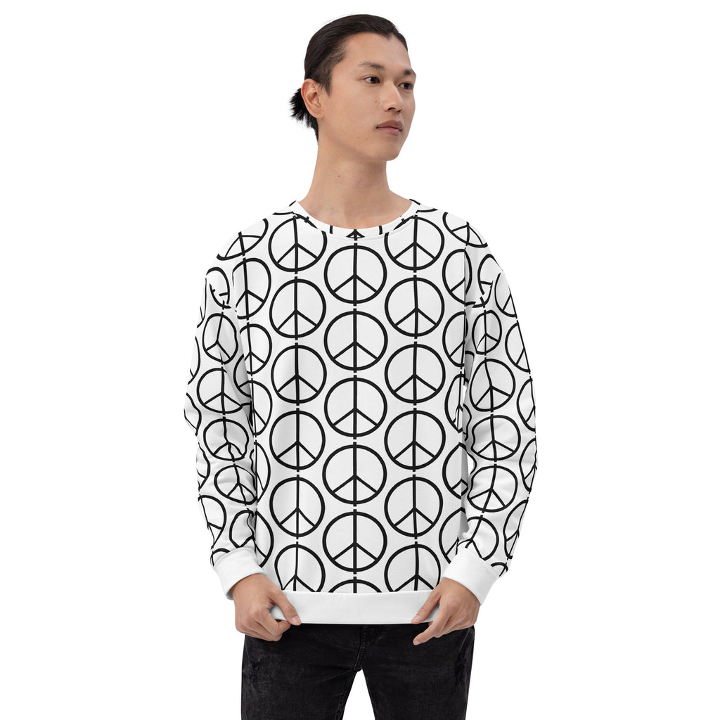 PEACE All-Over Print Unisex Sweatshirt