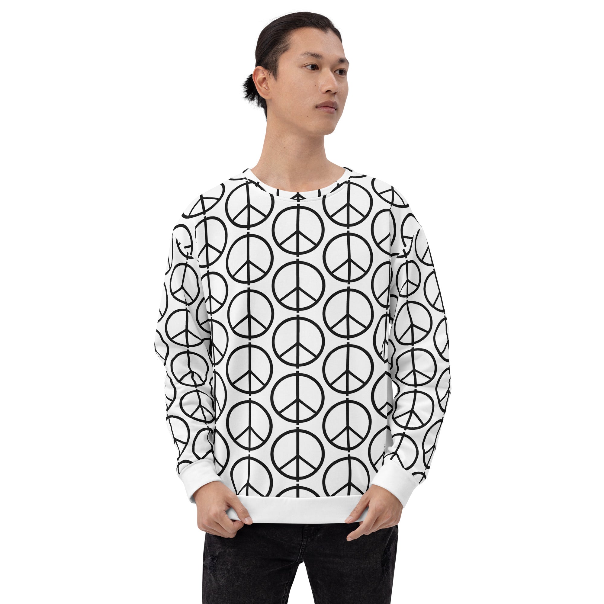 PEACE All-Over Print Unisex Sweatshirt