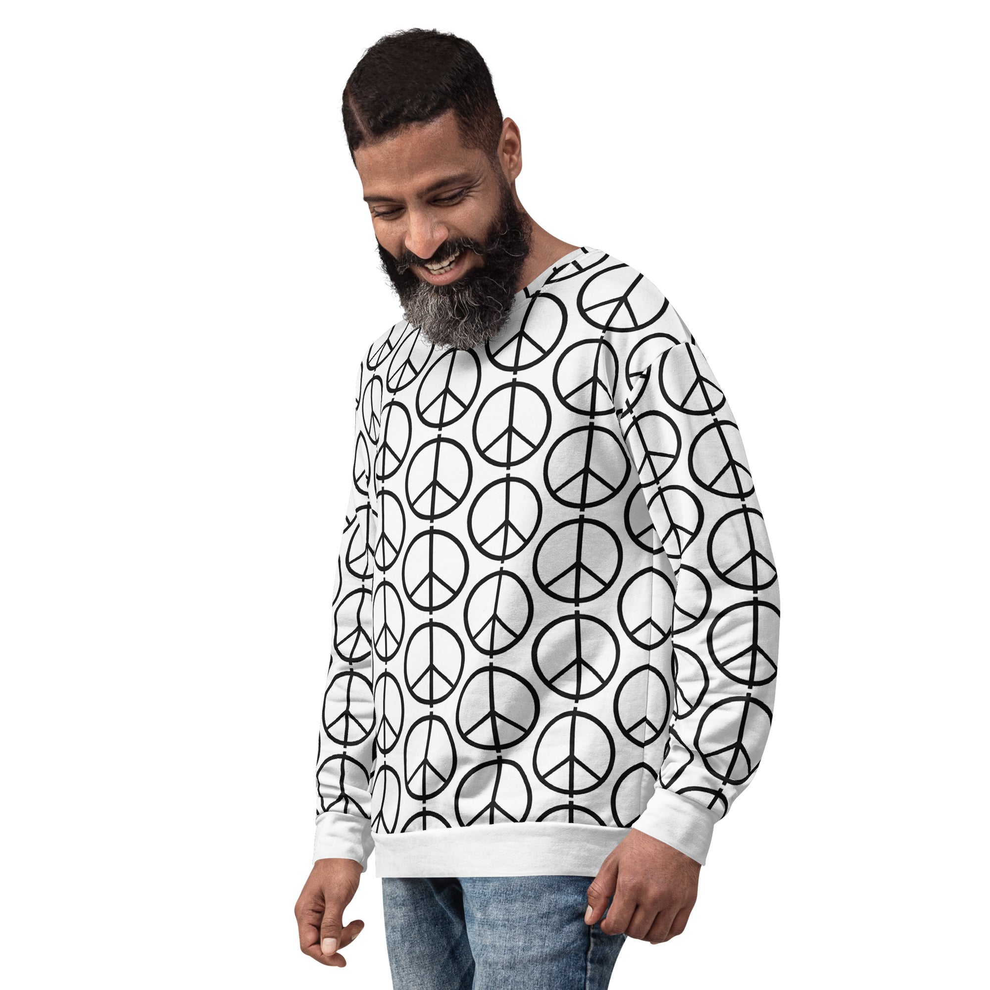 PEACE All-Over Print Unisex Sweatshirt