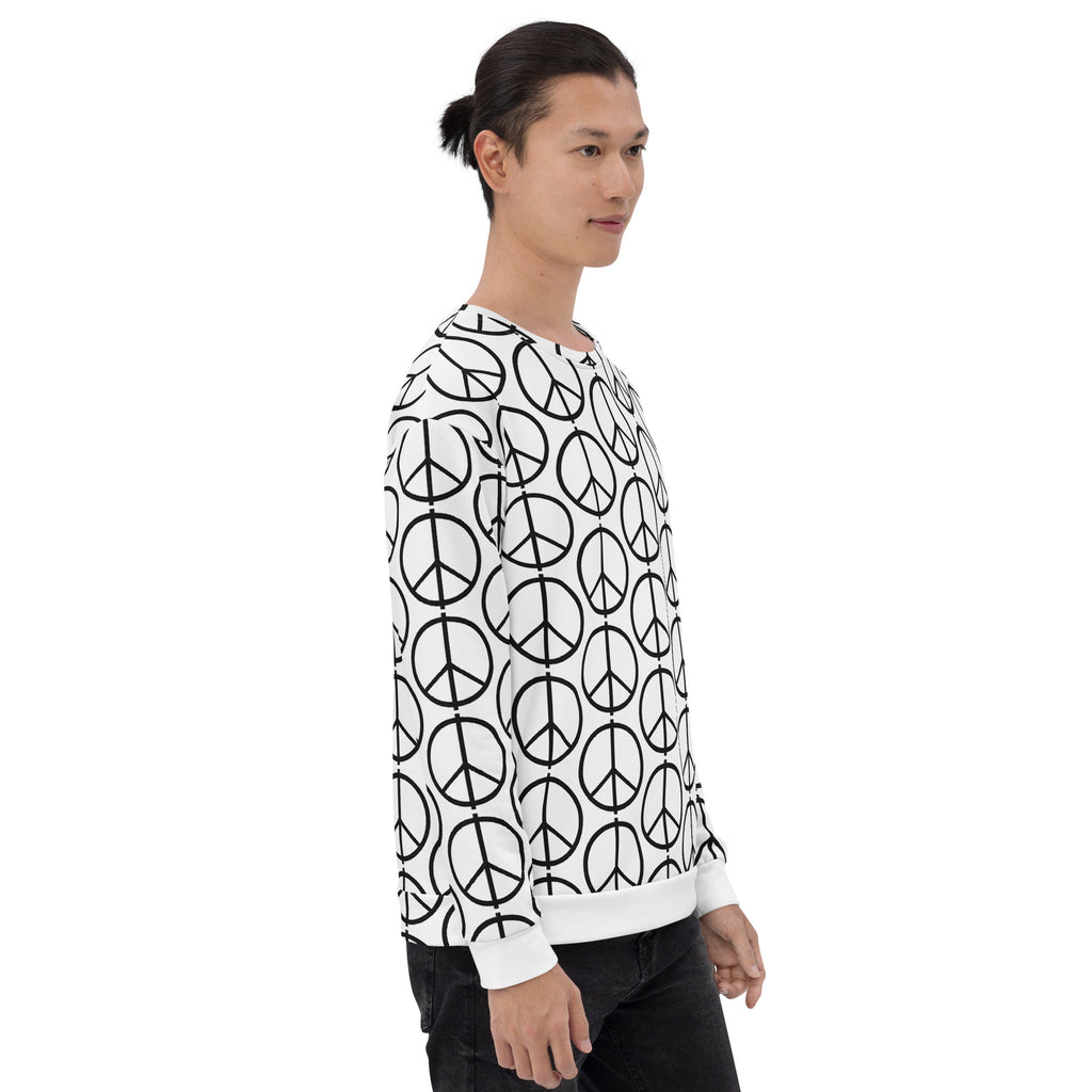 PEACE All-Over Print Unisex Sweatshirt