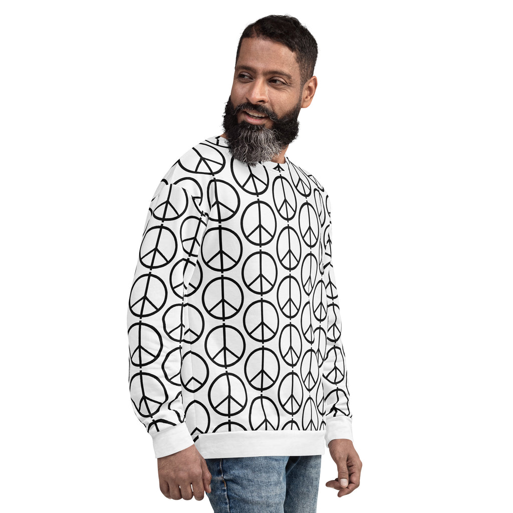 PEACE All-Over Print Unisex Sweatshirt