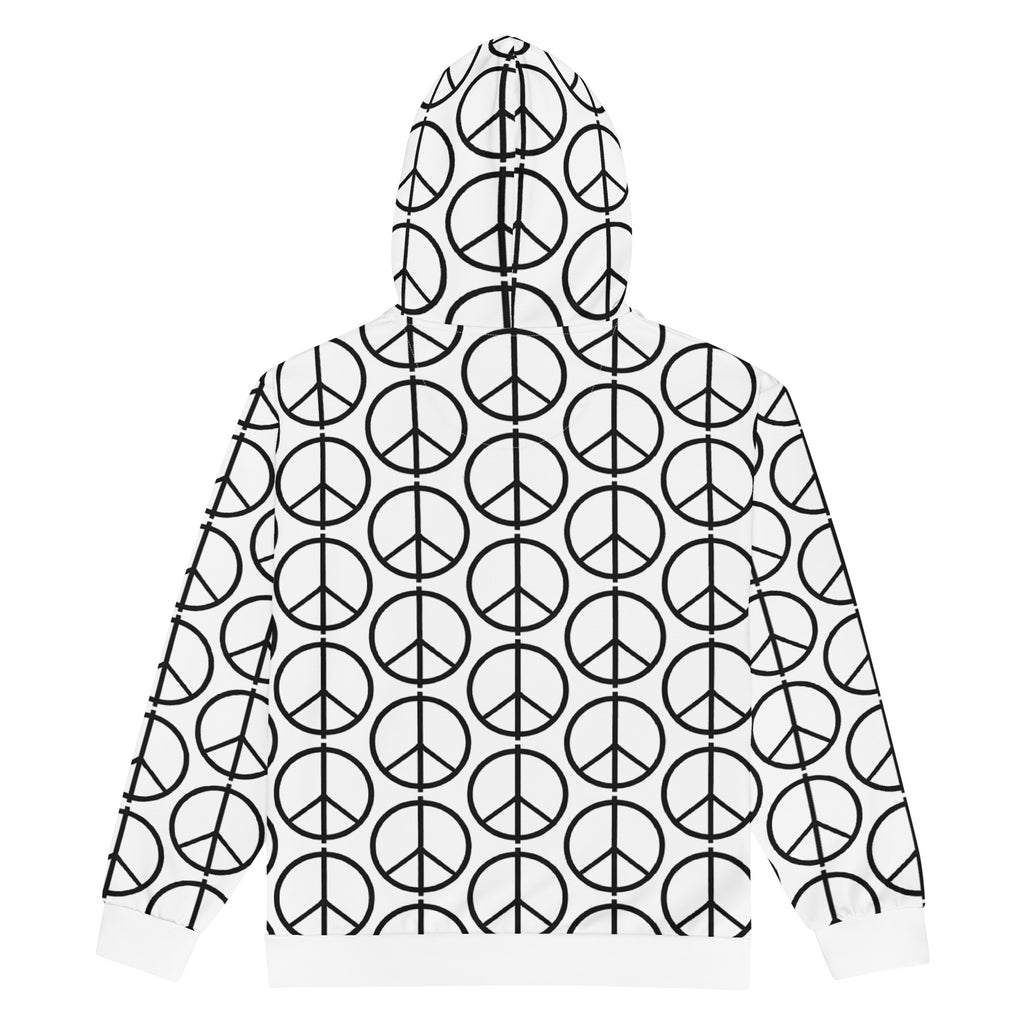 PEACE Unisex zip hoodie