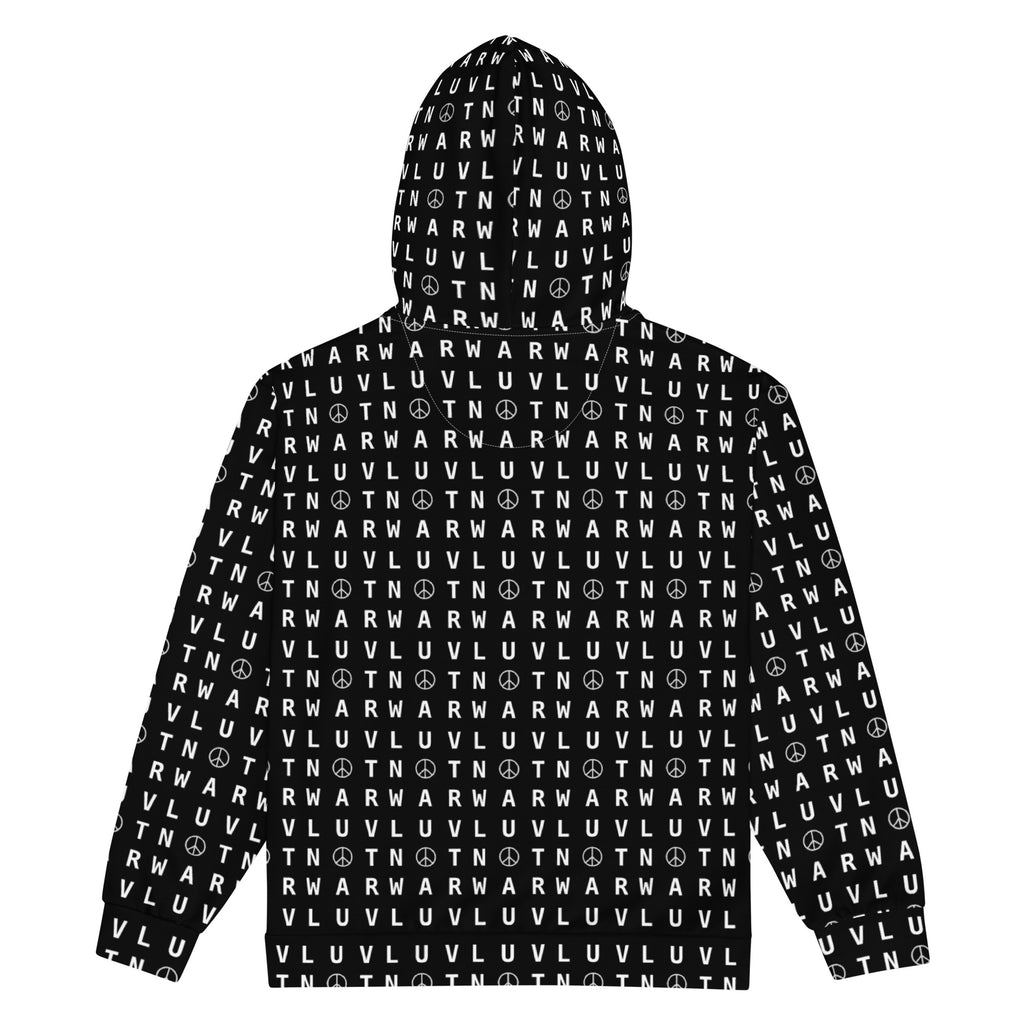 LUV NOT WAR – Unisex Recycled Zip Hoodie