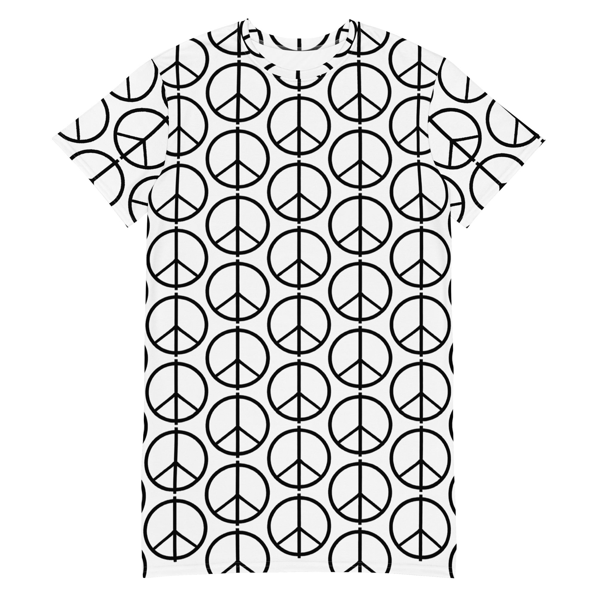 PEACE Oversized T-Shirt Dress