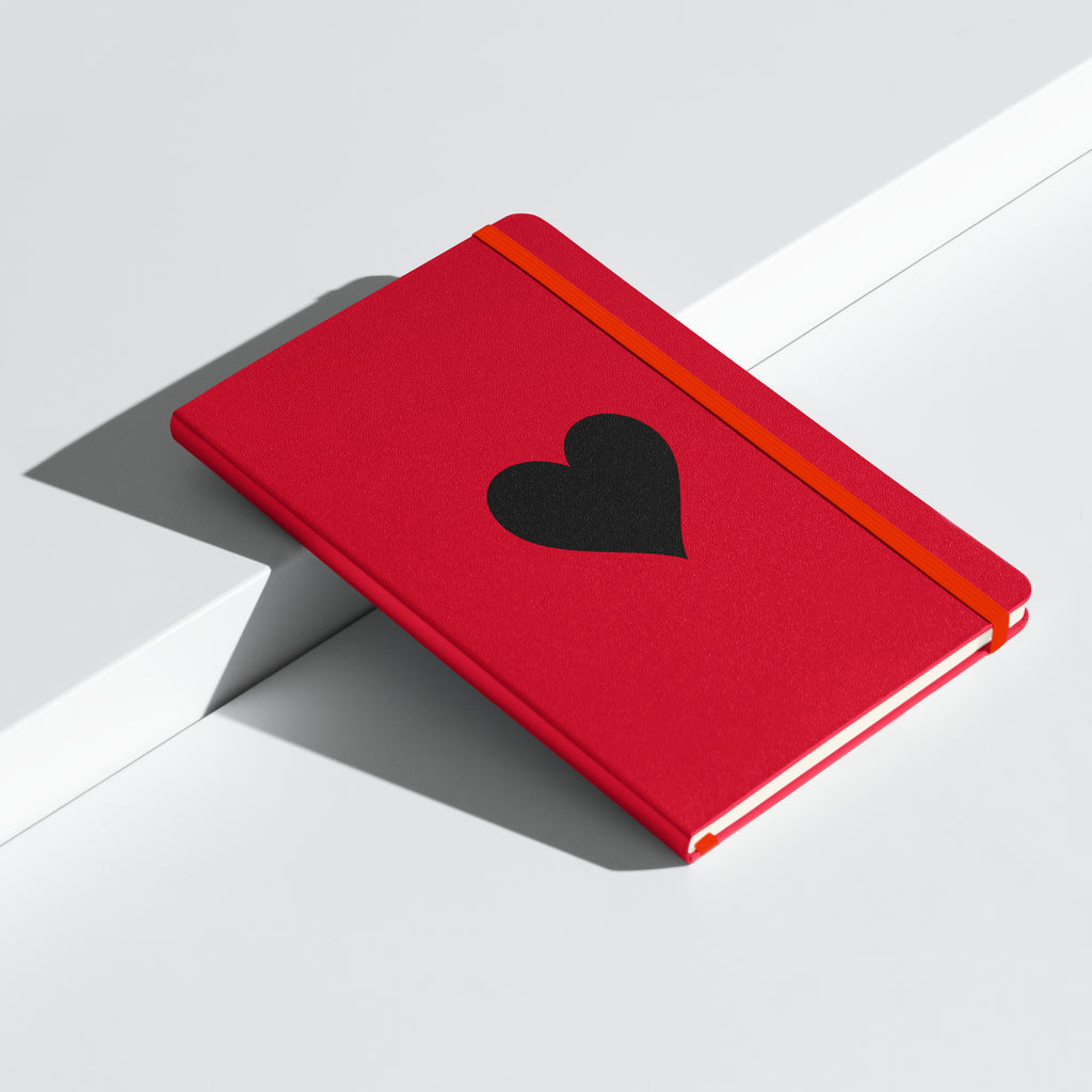 Black Heart – Hardcover Bound Notebook