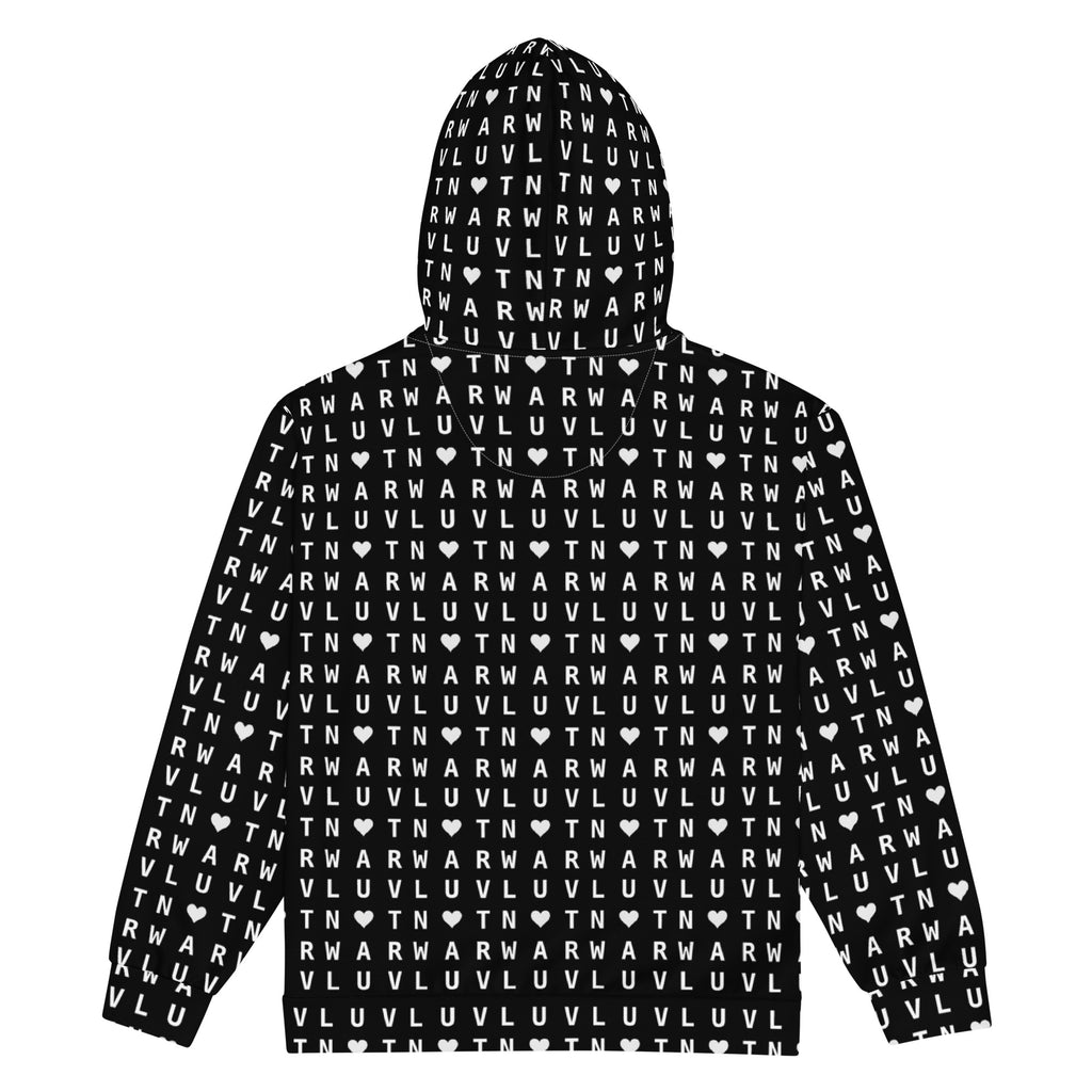 LUV NOT WAR – Unisex Recycled Zip Hoodie