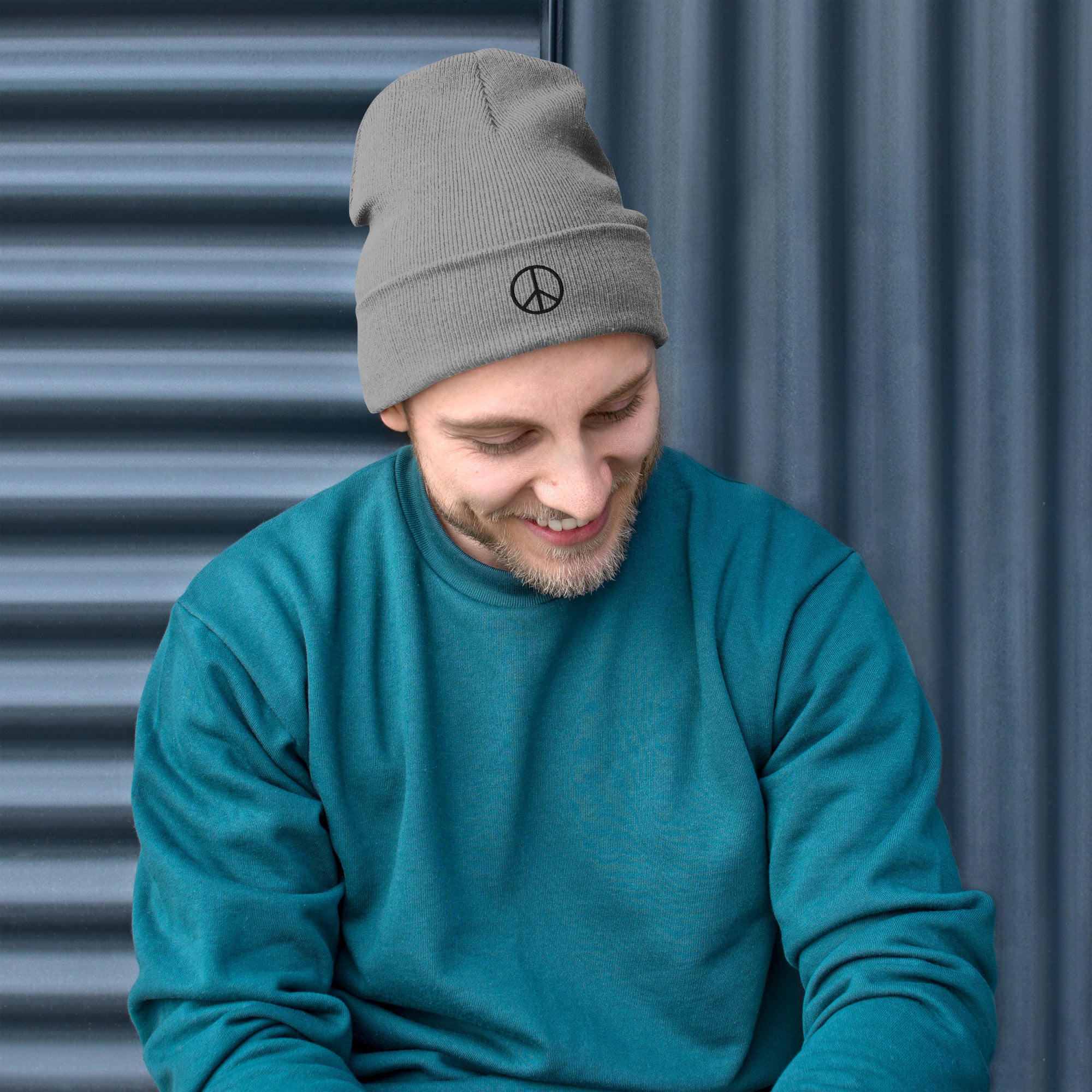 PEACE – Embroidered Beanie
