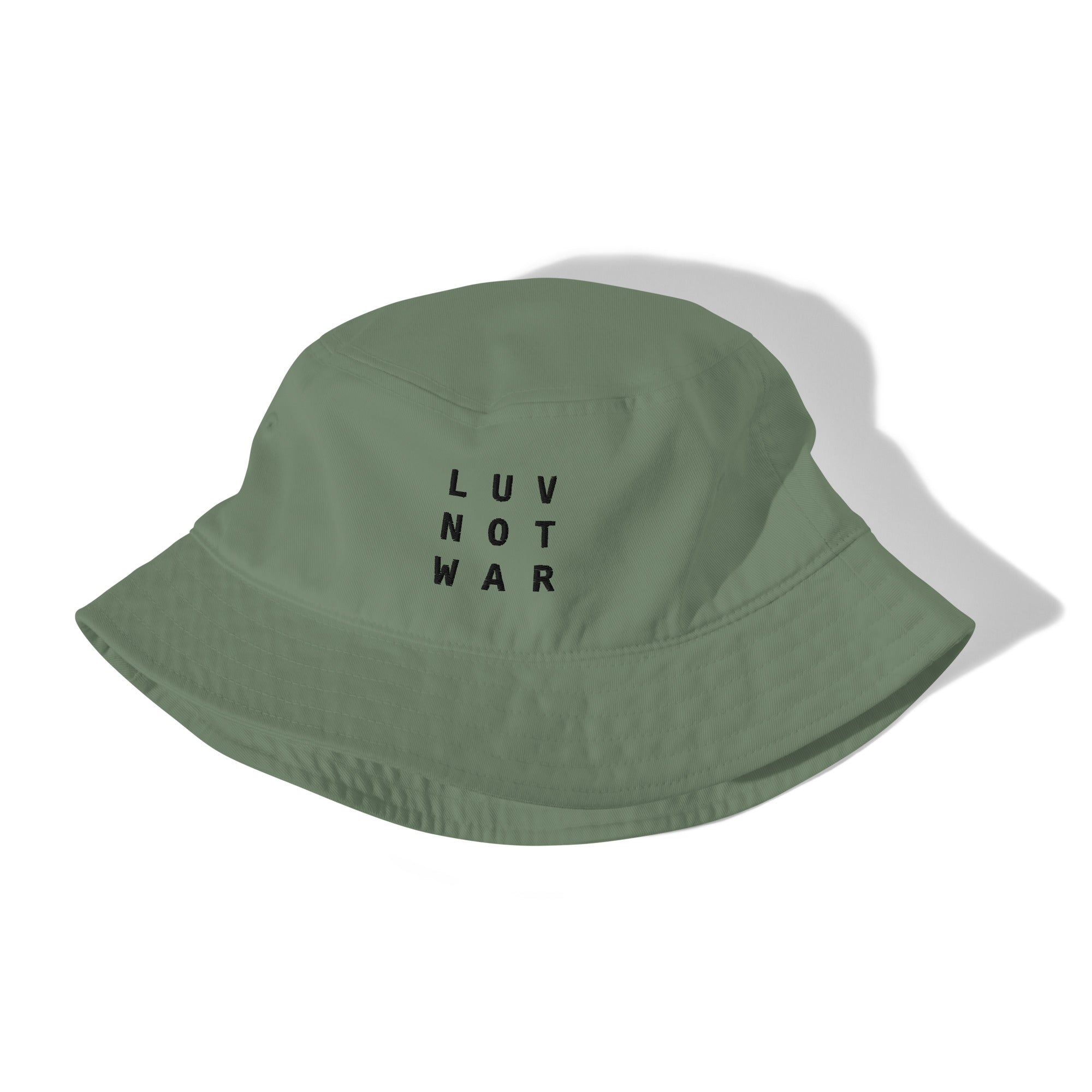 LUV NOT WAR - Organic Bucket Hat