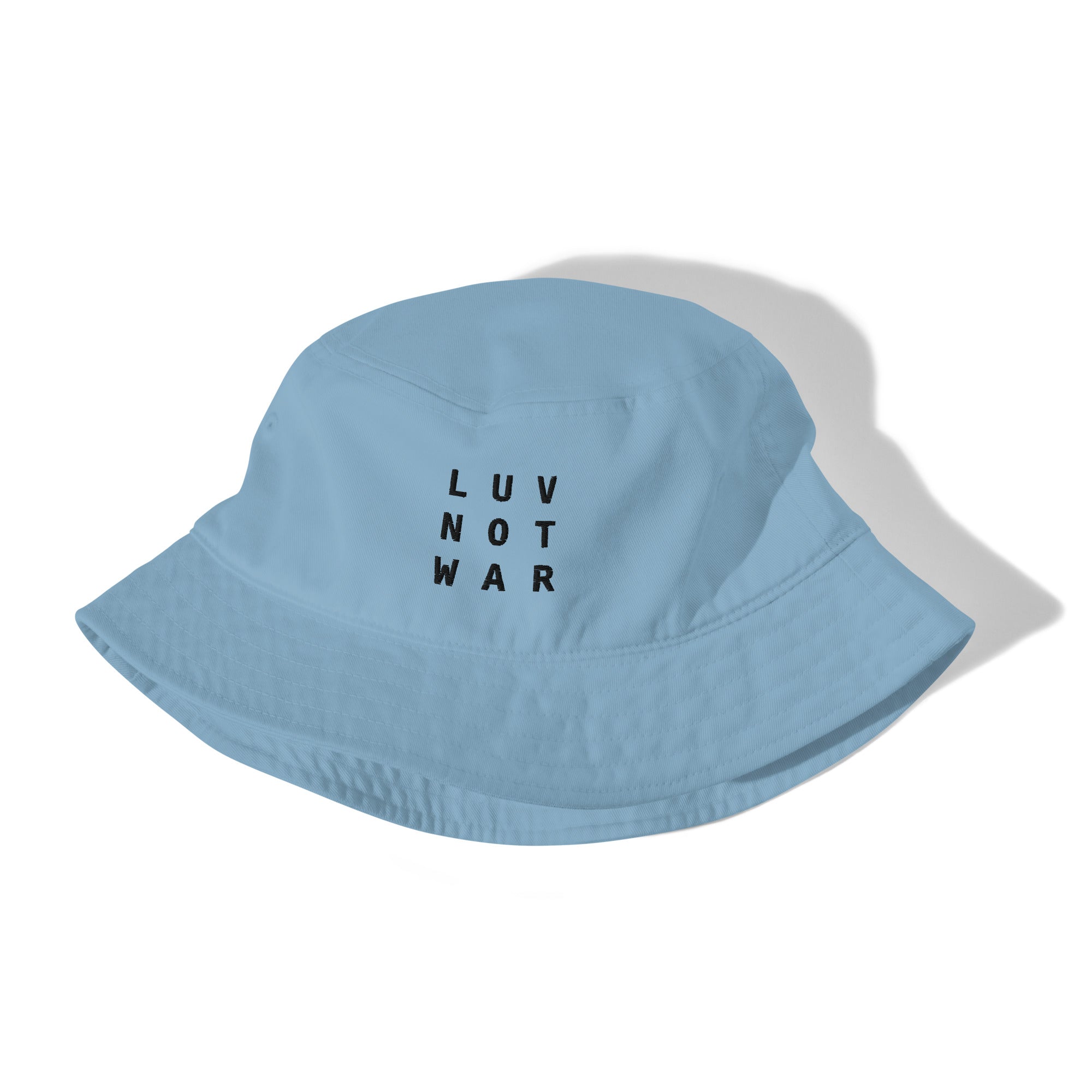 LUV NOT WAR - Organic Bucket Hat