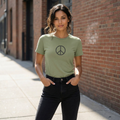 PEACE - High-Waisted T-Shirt