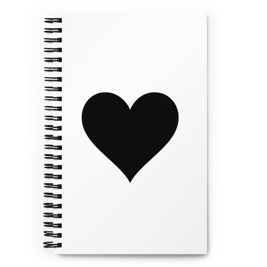 Black Heart – Spiral Notebook