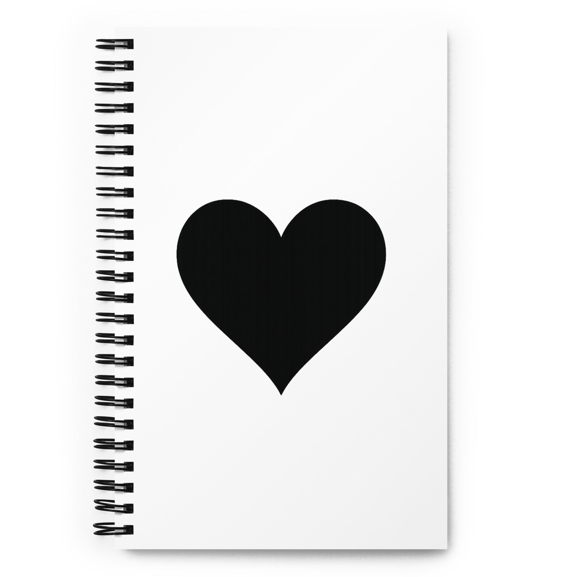 Black Heart – Spiral Notebook