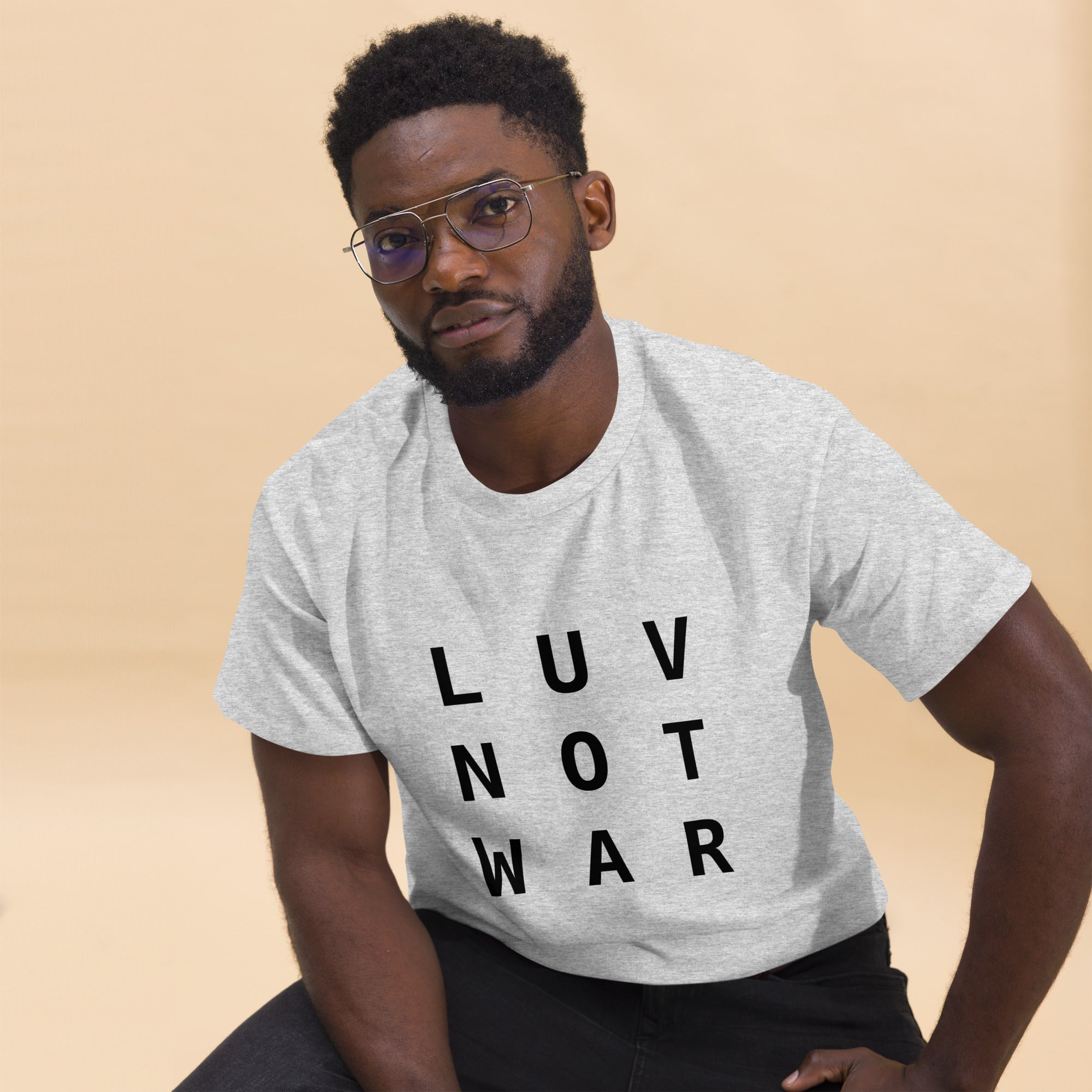 LUV NOT WAR – Unisex Classic Tee