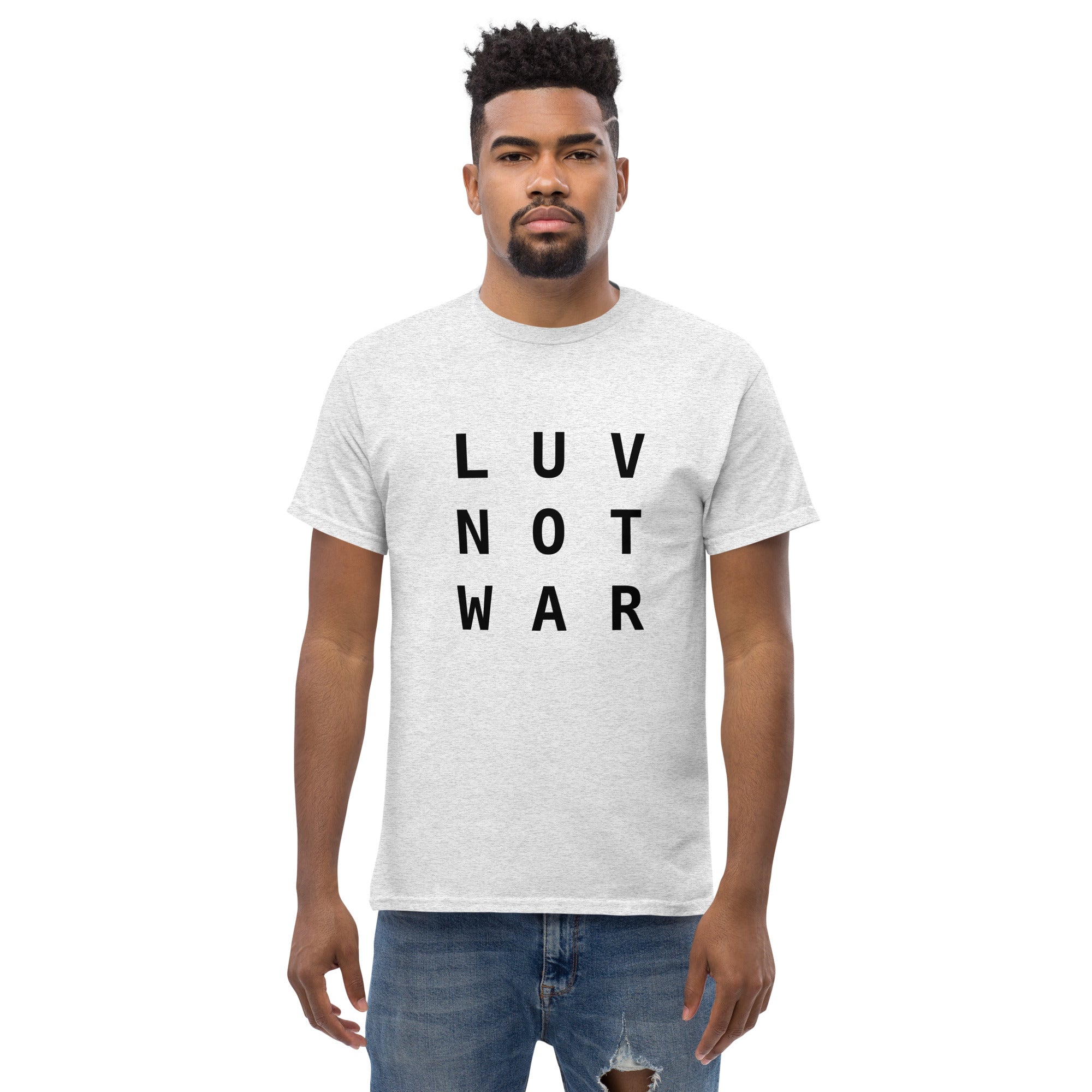 LUV NOT WAR – Unisex Classic Tee